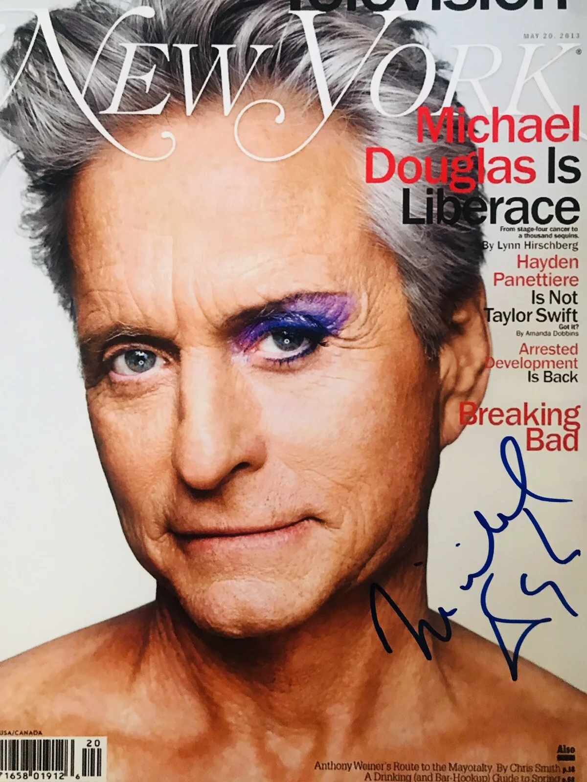 Michael douglas — Michael Douglas signed 8x10 photo In Person. Exact Proof. Wall Street, изображение 2