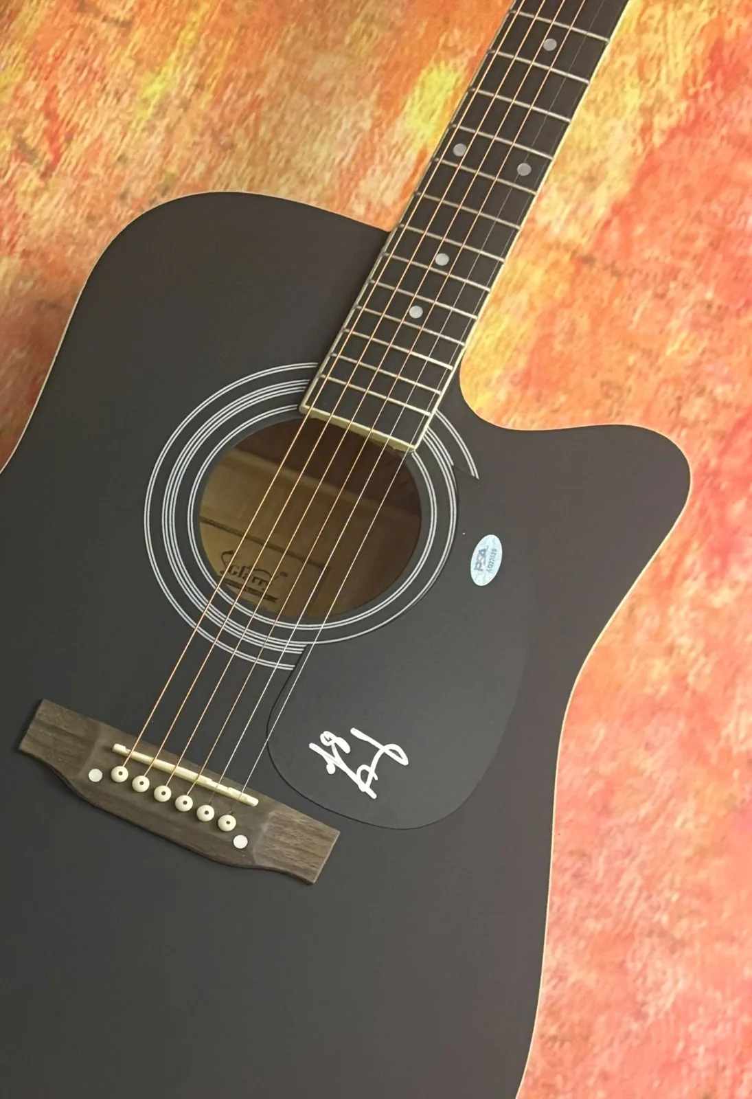 PSA Heart Like a Truck Star * LAINEY WILSON * Signed 41" Acoustic Guitar COA, image 4