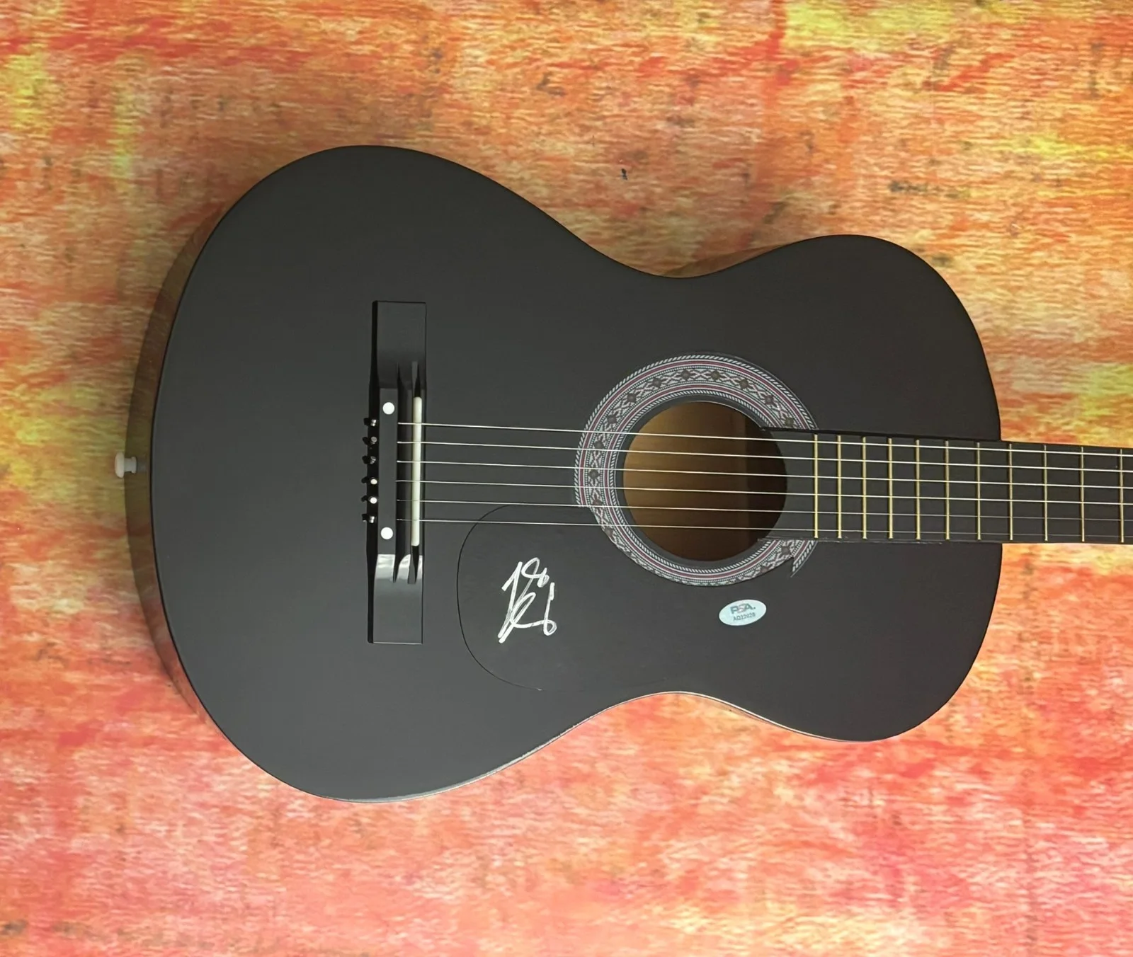PSA Things a Man Oughta Know Star * LAINEY WILSON * Signed Acoustic Guitar COA, image 2