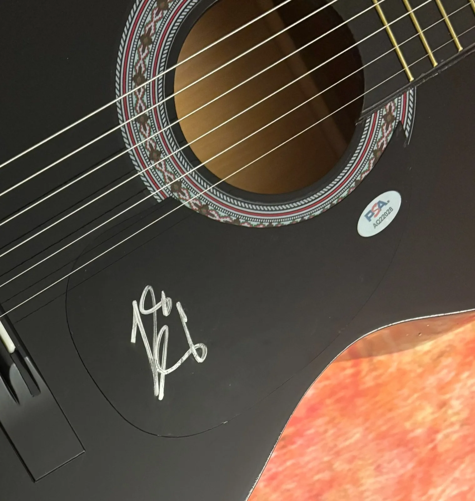 PSA Things a Man Oughta Know Star * LAINEY WILSON * Signed Acoustic Guitar COA, image 4