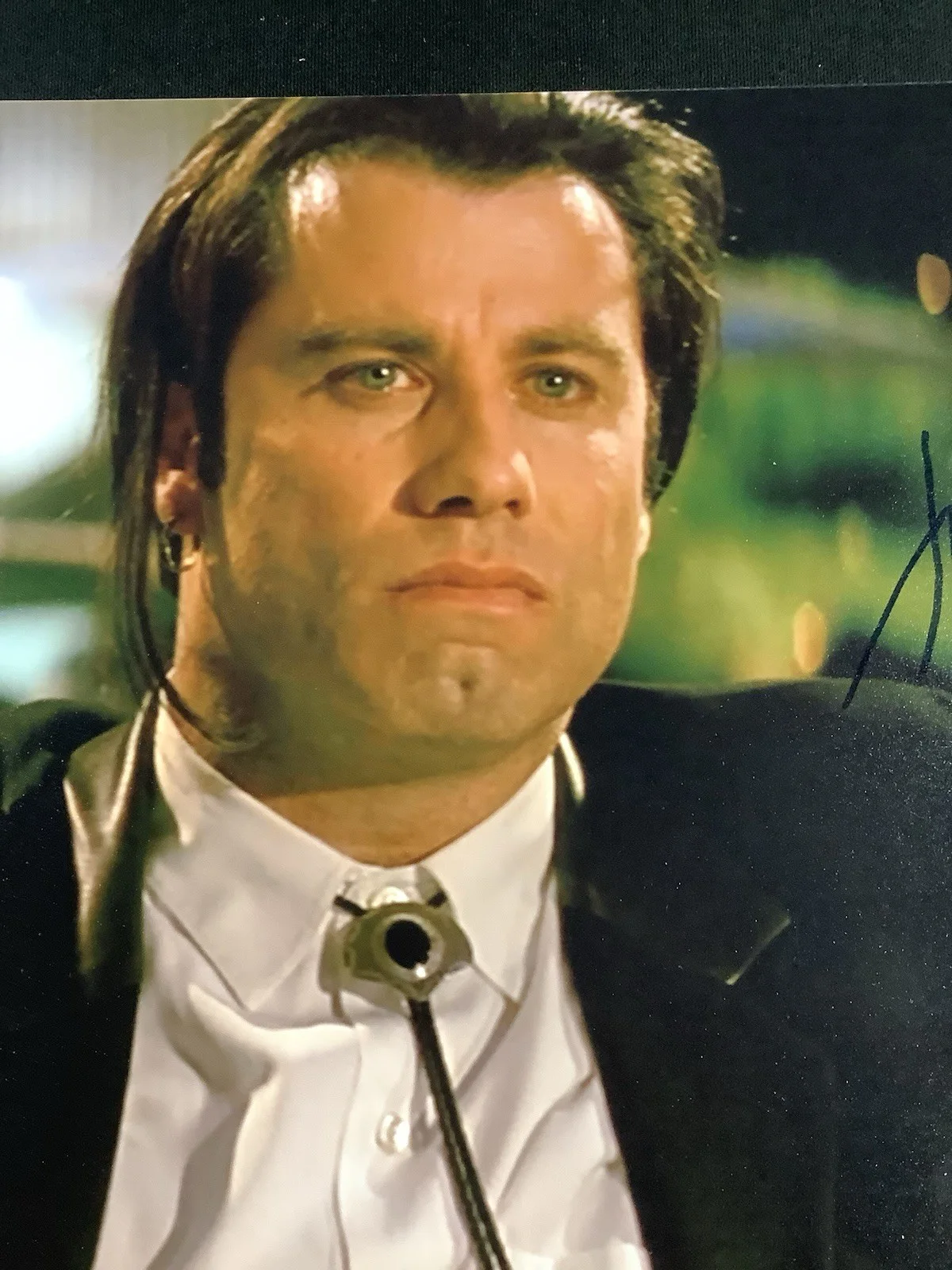 John Travolta — John Travolta Signed Photo 8x10 Face Off Grease Pulp Fiction Autograph Beckett, изображение 2