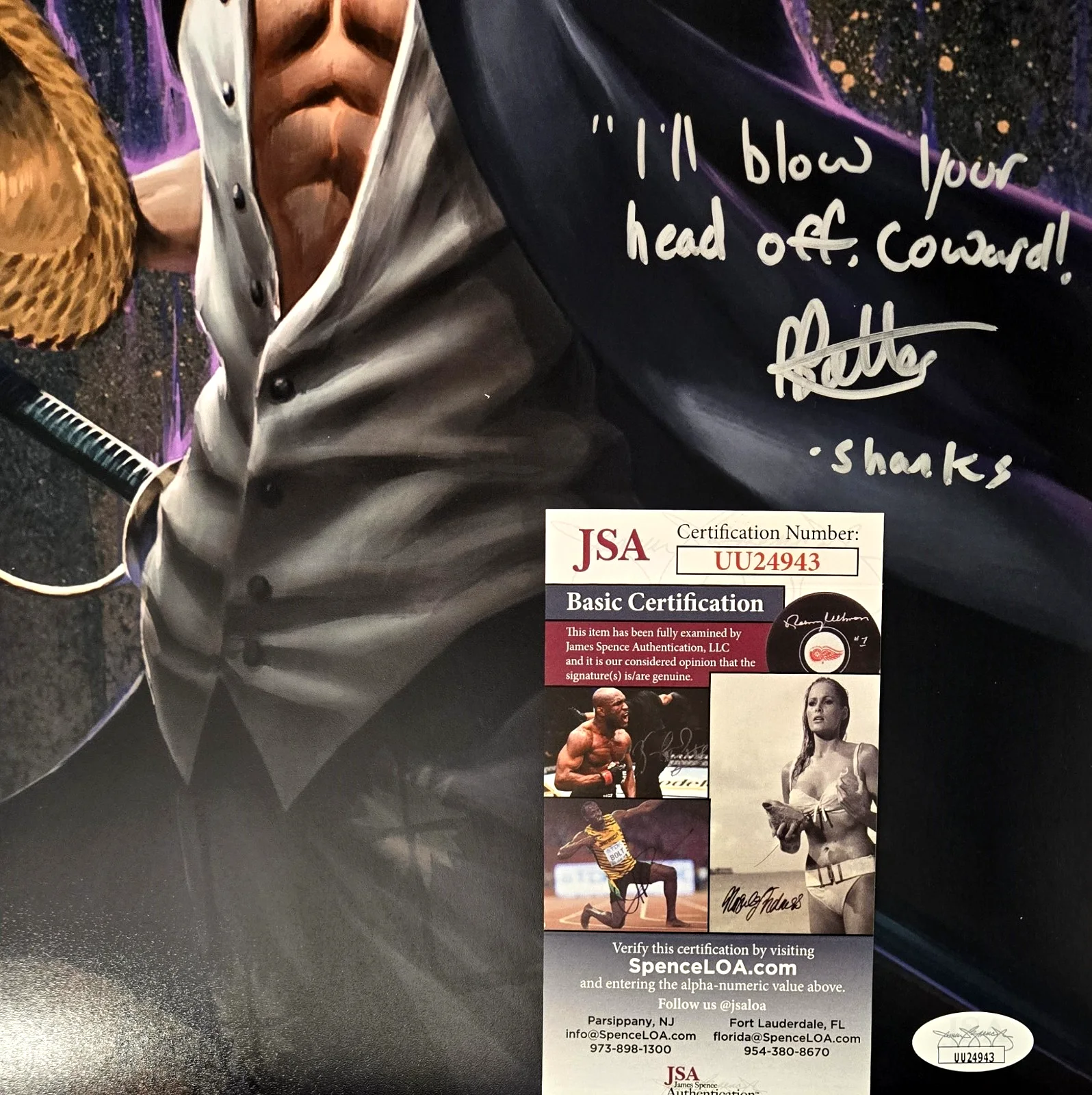 Brandon Potter — Brandon Potter Signed Photo Shanks One Piece Anime Autograph Manga JSA COA 943, image 2
