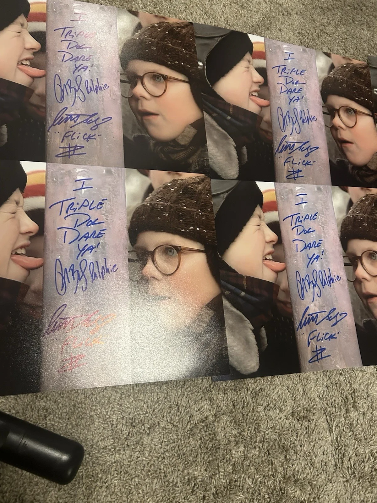 Peter Billingsley, amp, Scott Schwartz — Peter Billingsley & Scott Schwartz A Christmas Story Signed 11x14 Photo With COA, изображение 3