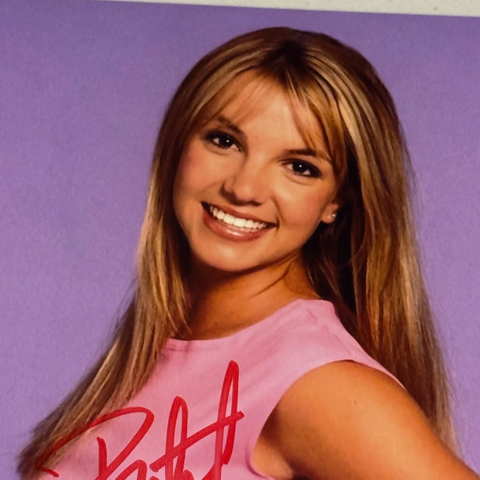BRITNEY SPEARS SIGNED AUTOGRAPHED 8X10 COLOR PHOTOGRAPH AUTO PHOTO COA POP DIVA, изображение 2