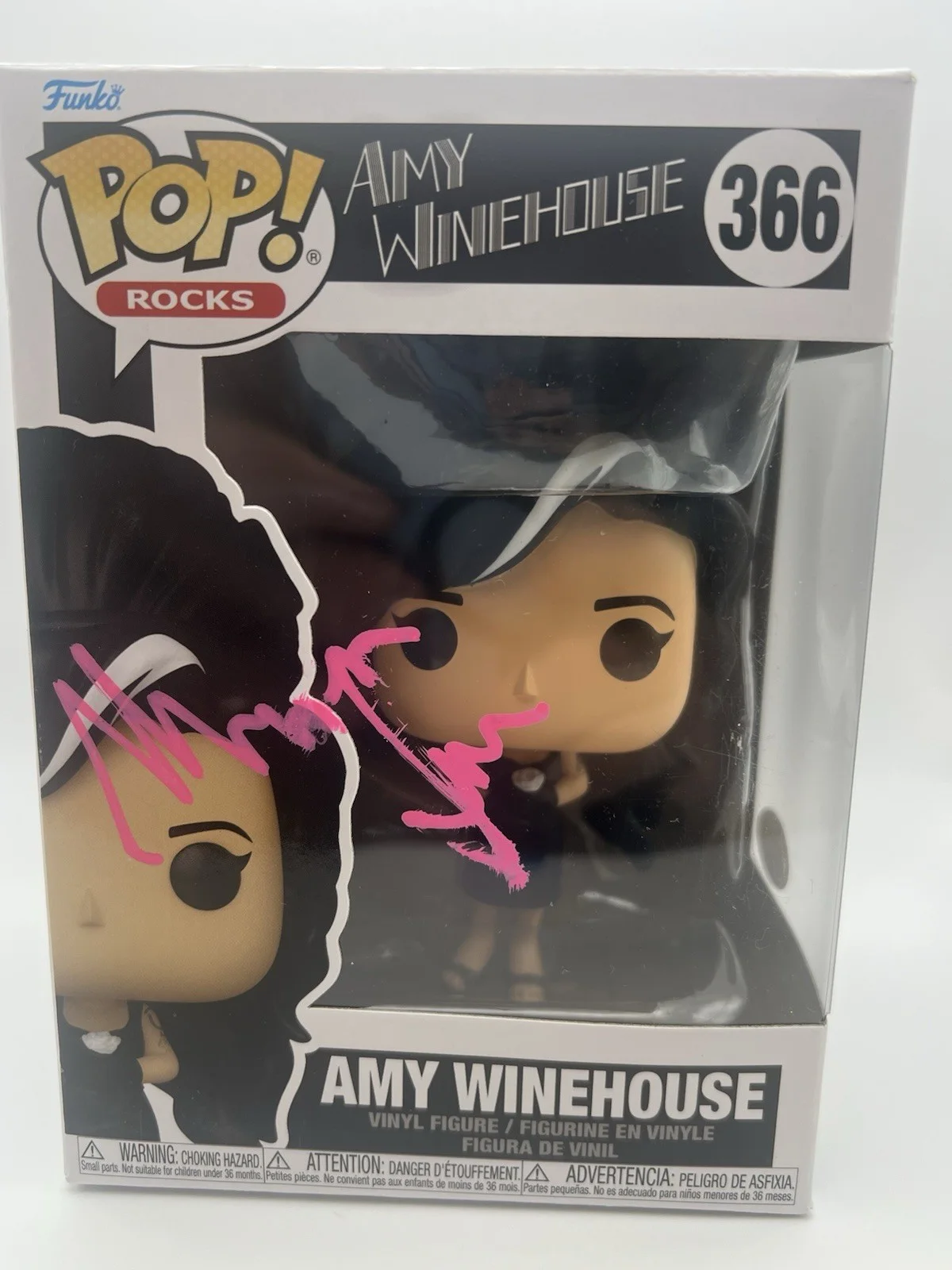 Marisa Abela Signed Autographed Amy Winehouse Funko Pop #366 w/JSA COA, изображение 2