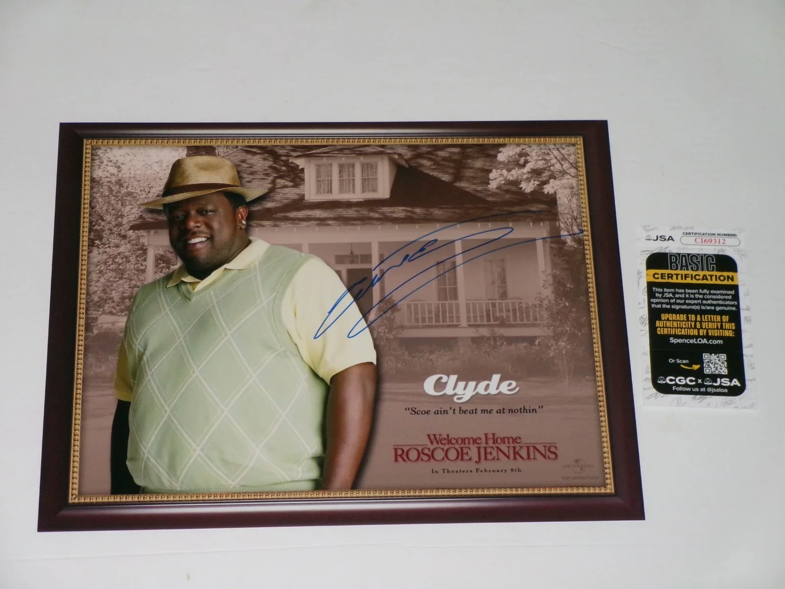 Cedric The Entertainer — Cedric The Entertainer Signed 11x14 Photo JSA CERT Welcome Home Roscoe Jenkins