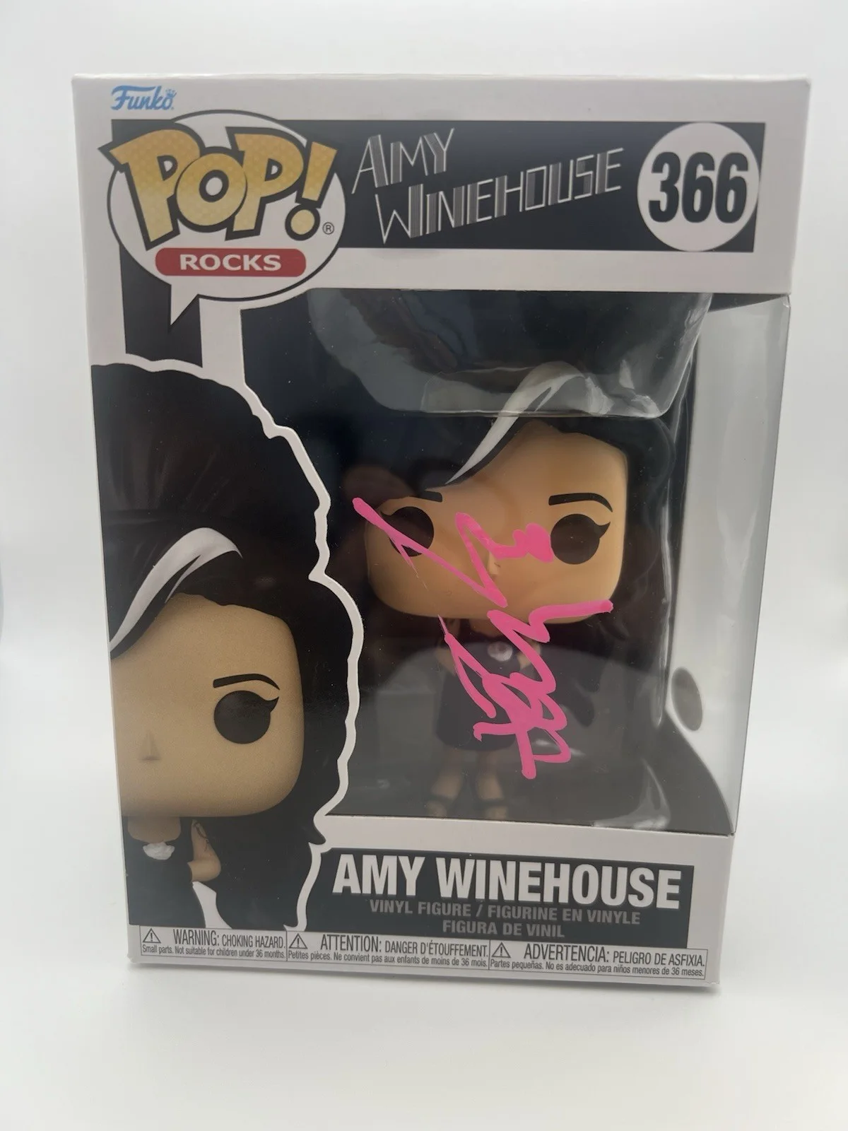 Marisa Abela Signed Autographed Amy Winehouse Funko Pop #366 w/JSA COA, изображение 2