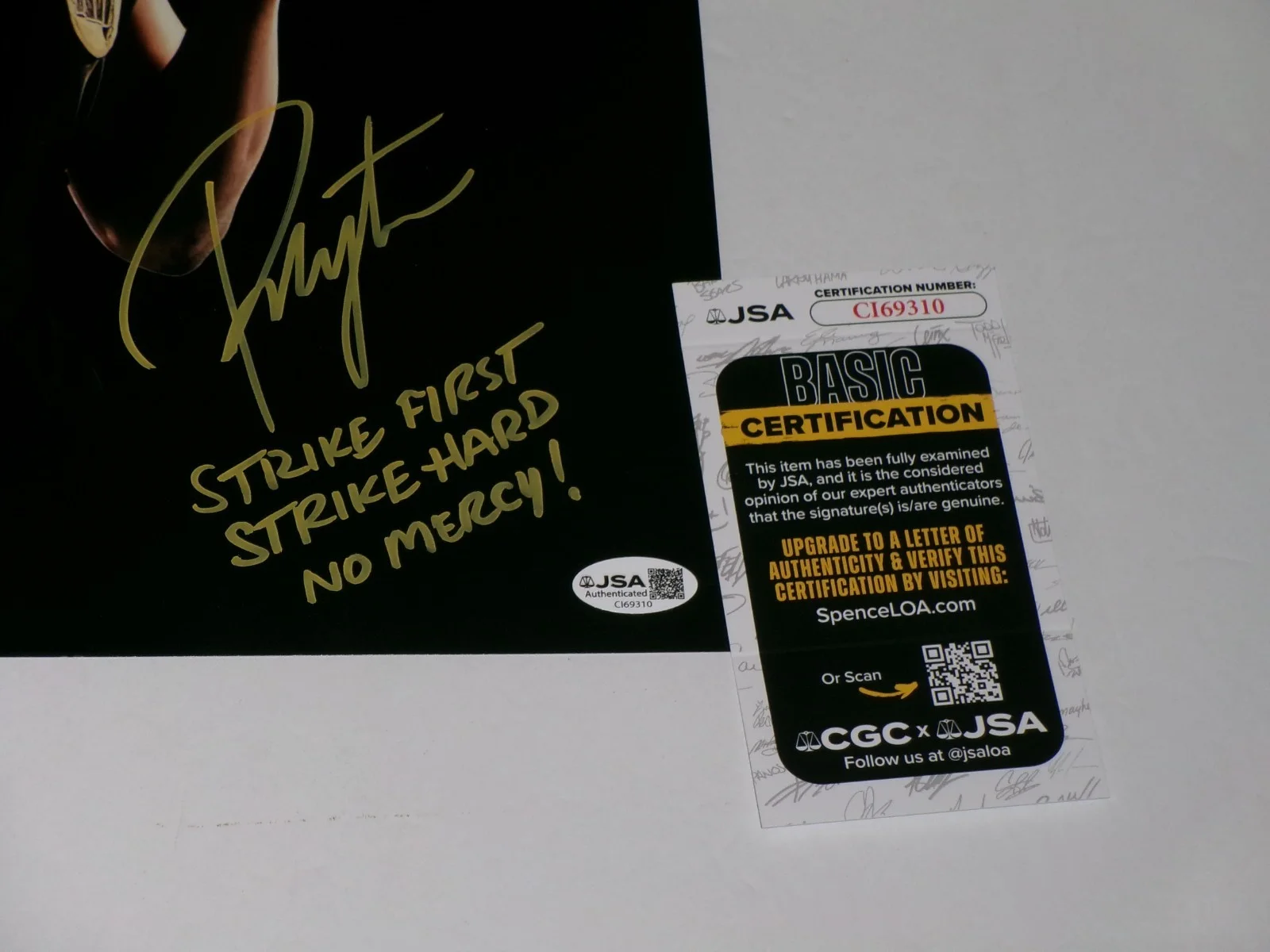 Peyton List — Cobra Kai Peyton List Signed 11x14 Photo JSA CERT 3 Inscriptions, image 2