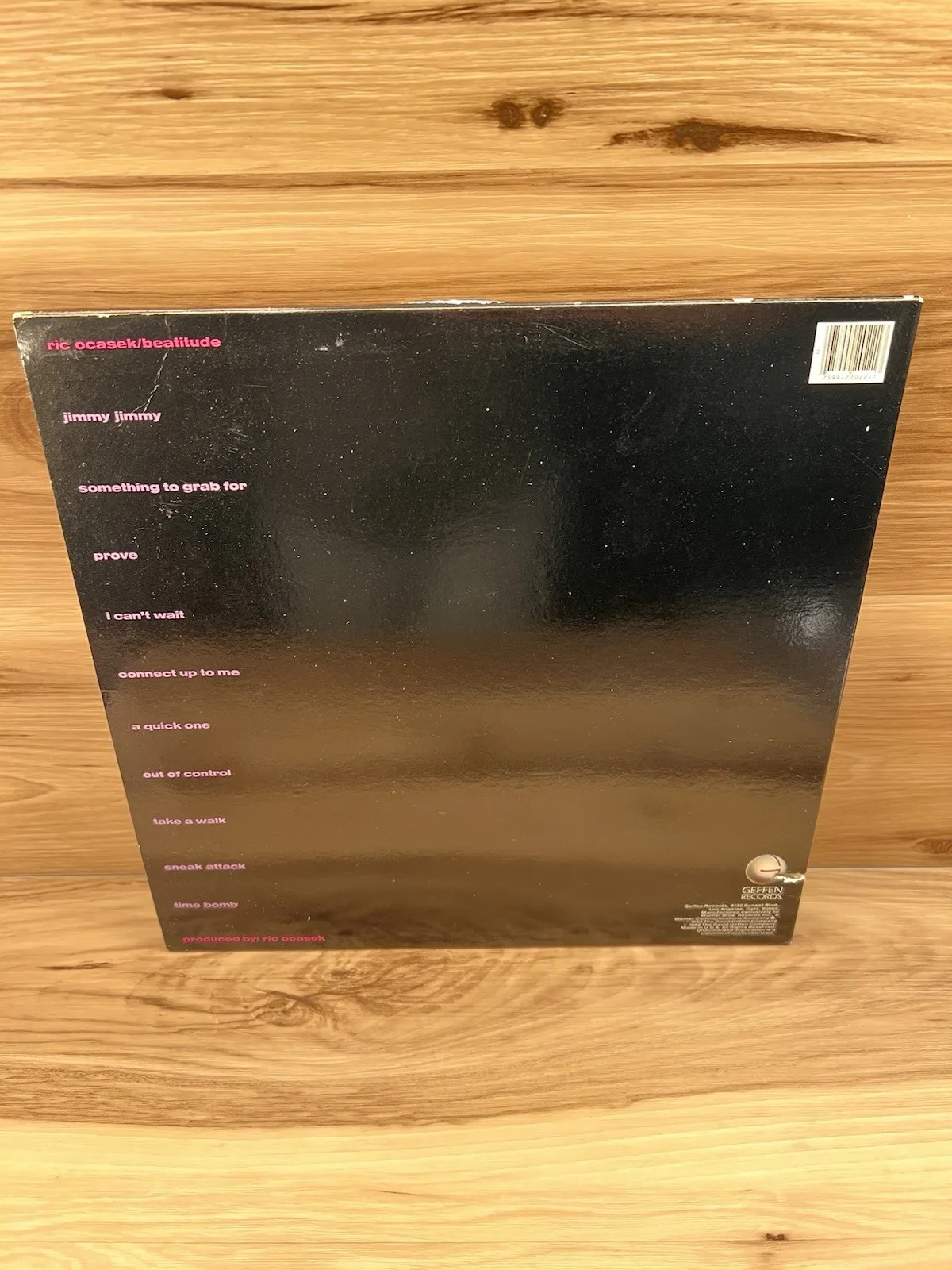 Ric Ocasek Signed Beatitude Vinyl Record Album COA, изображение 3