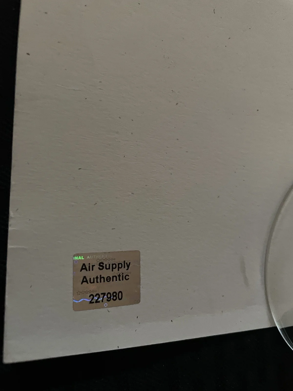 AIR SUPPLY Original Tour Carnegie Hall NY Poster AUTOGRAPHED By Russell & Graham, изображение 2