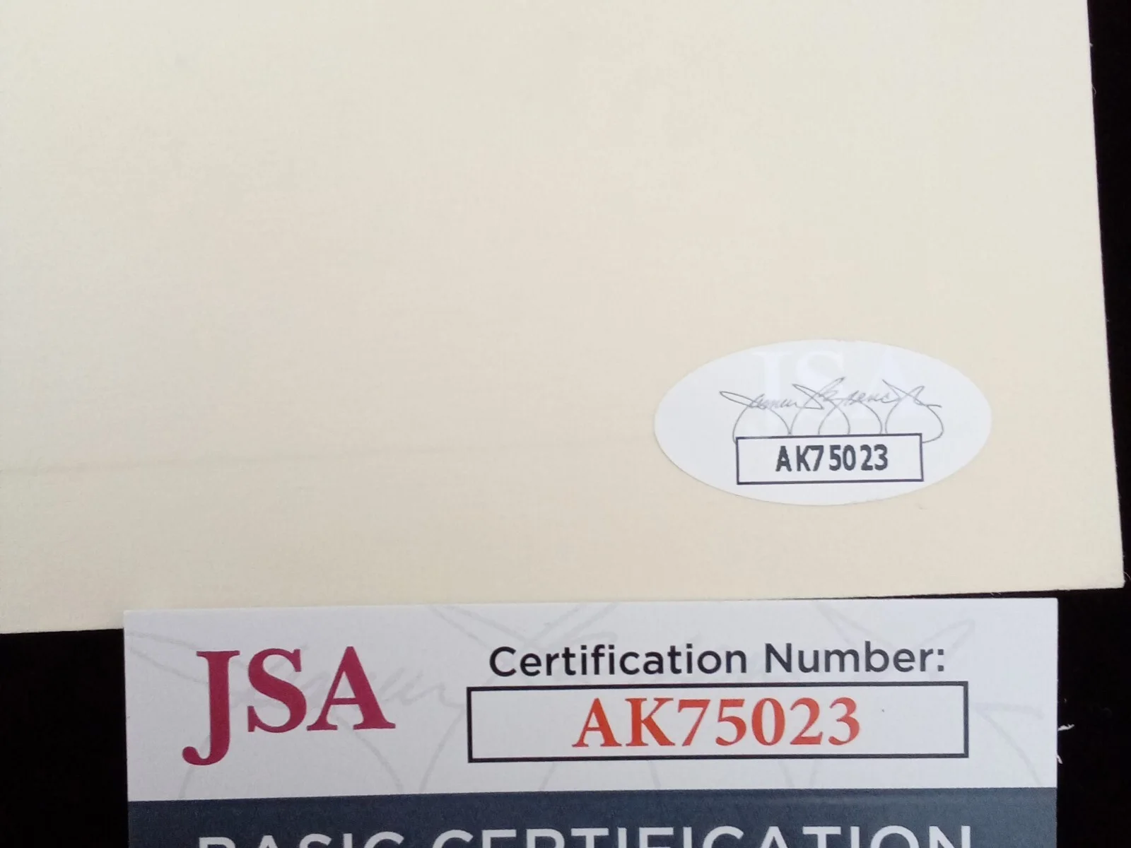 Kathleen Turner — Kathleen Turner Signed Card JSA COA -1 #, image 3