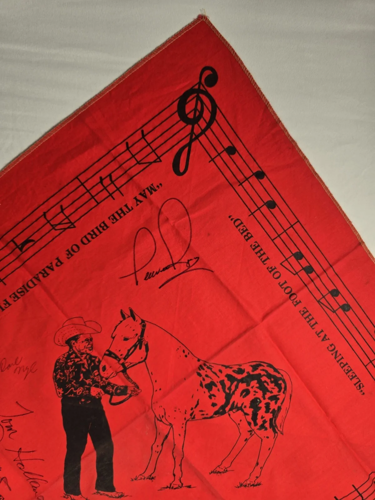 Grand Ole Opry hankerchief signed Unknown, image 2