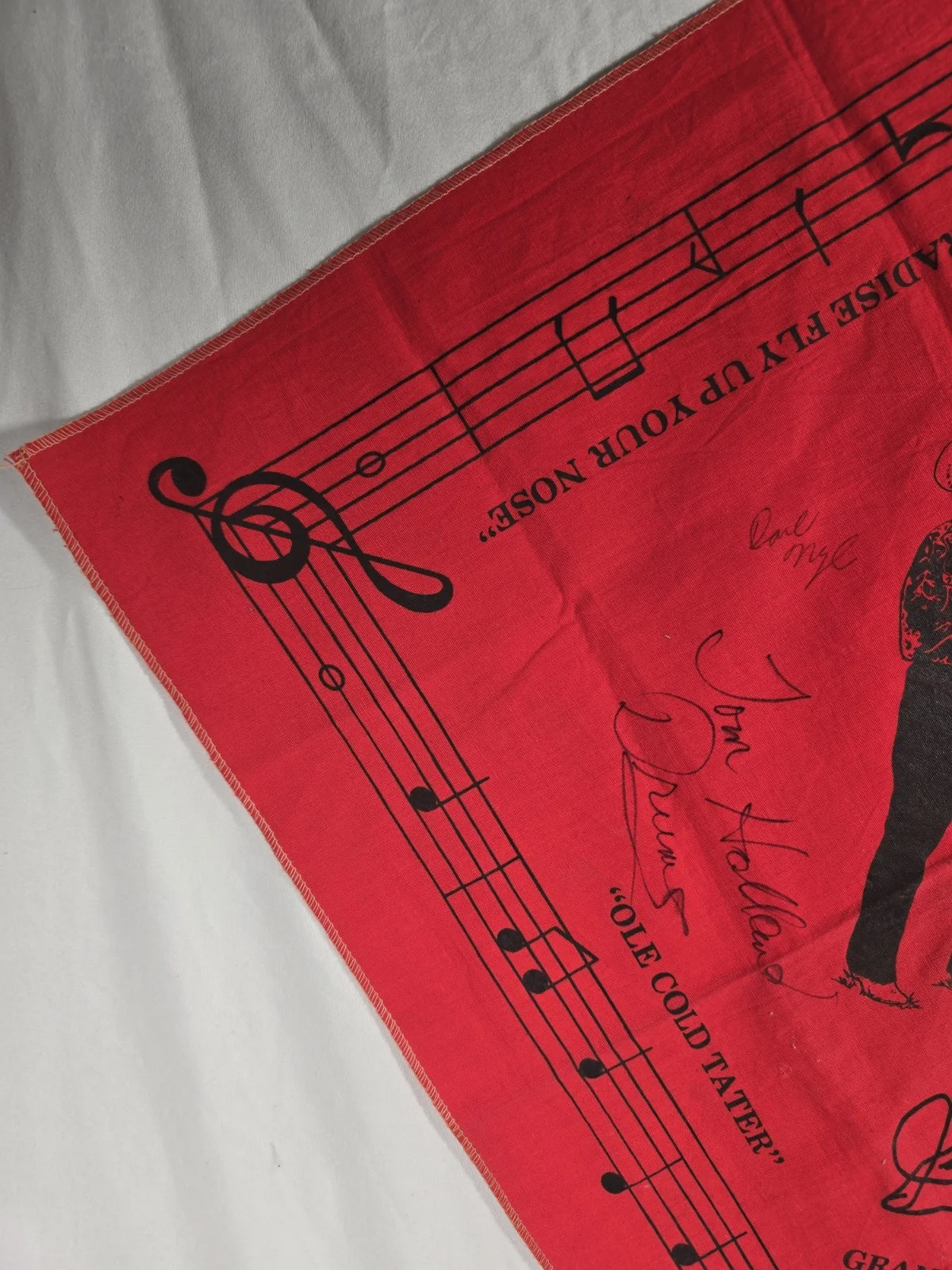 Grand Ole Opry hankerchief signed Unknown, image 3