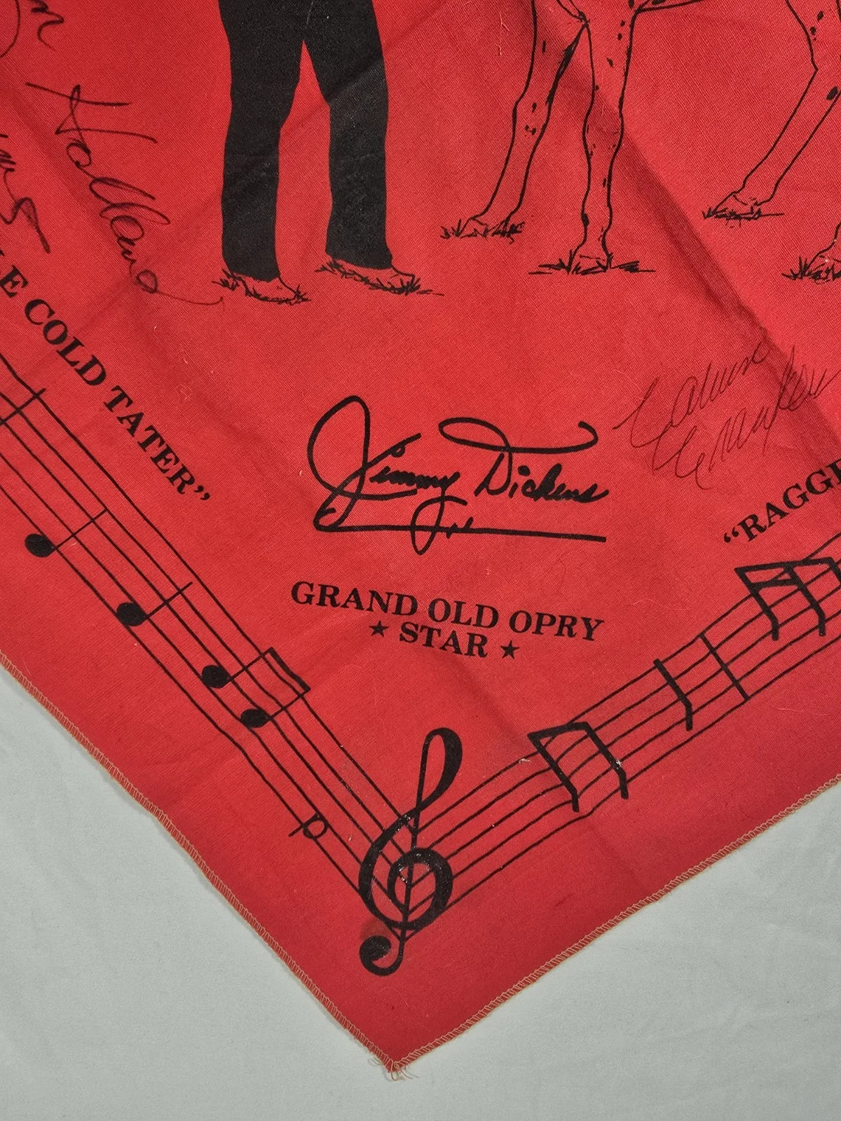 Grand Ole Opry hankerchief signed Unknown, image 4
