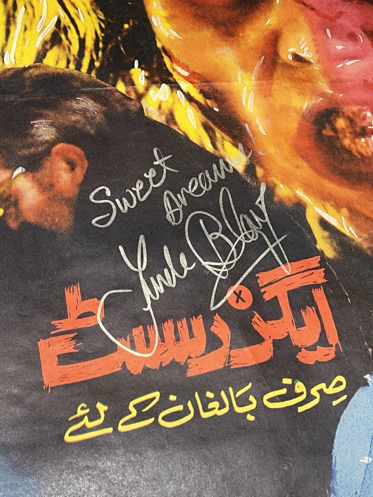 Linda Blair — Exorcist Movie Poster SIGNED BY LINDA BLAIR 40”x30” Original Vintage, изображение 2