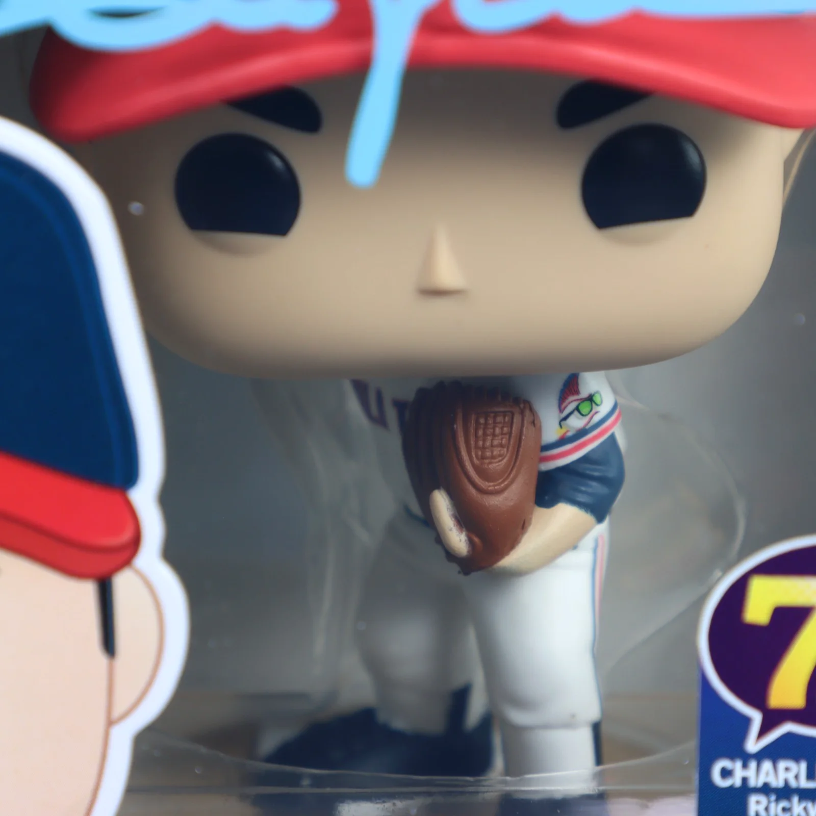Charlie Sheen — Charlie Sheen Major League Signed Funko 886 Vaughn 7BAP LE 325 JSA COA Protector, изображение 4
