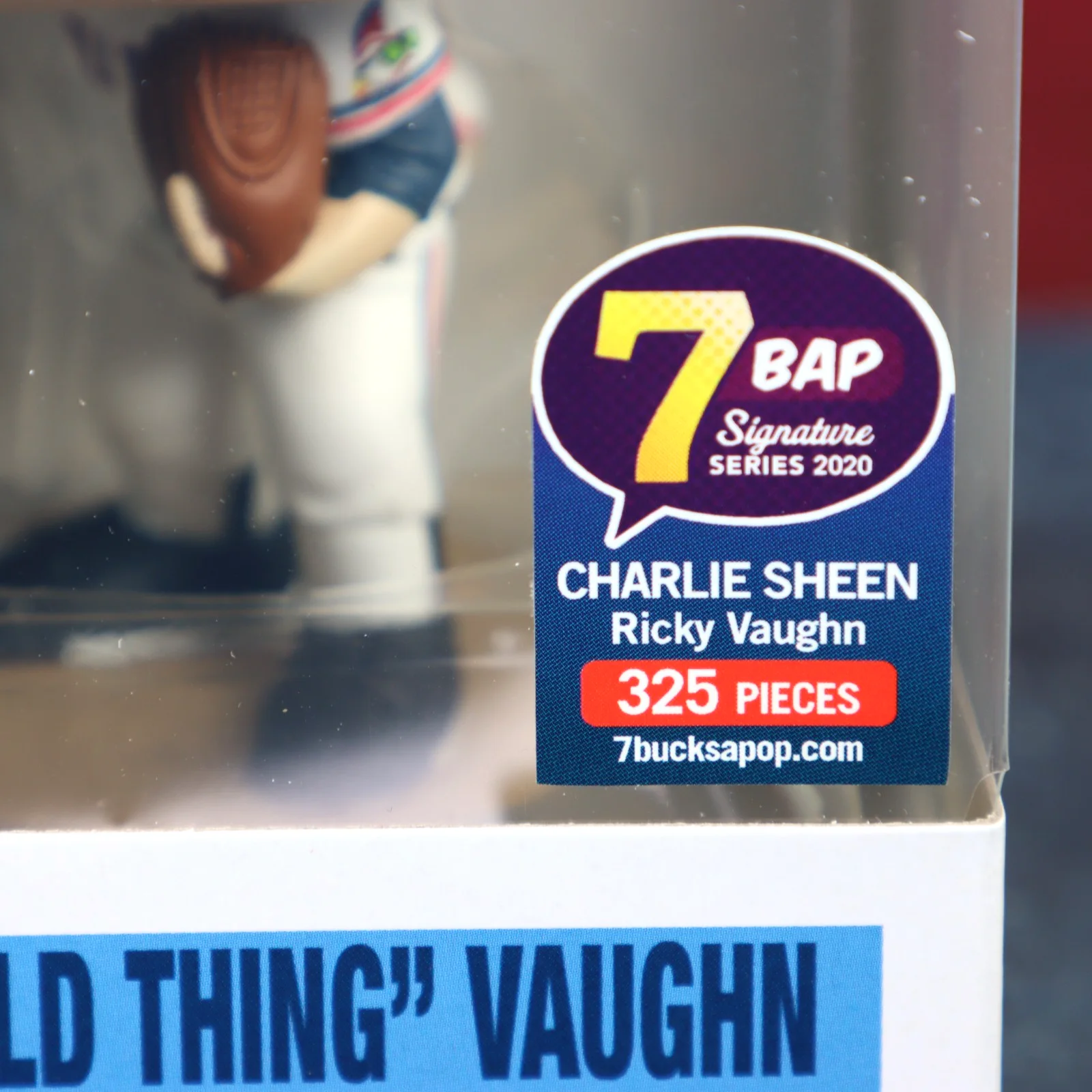 Charlie Sheen — Charlie Sheen Major League Signed Funko 886 Vaughn 7BAP LE 325 JSA COA Protector, изображение 5