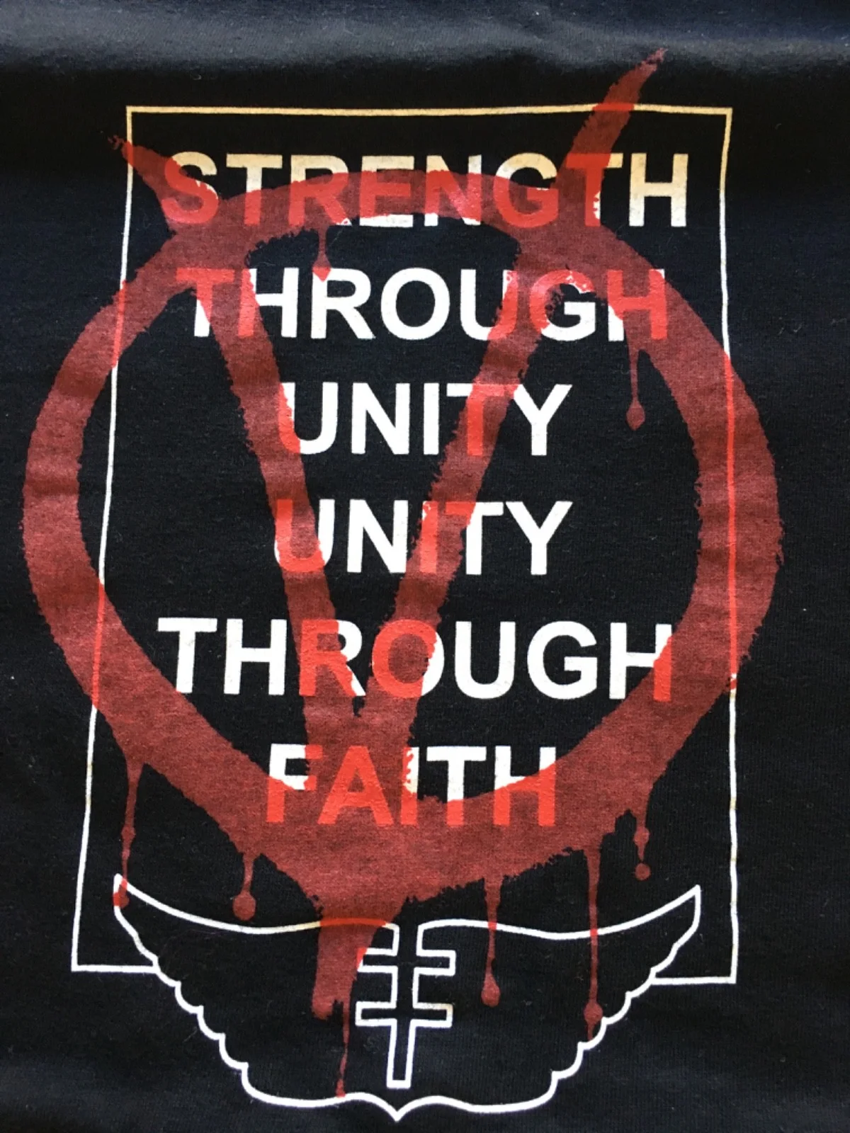 V for Vendetta Movie T Shirt Black XL, изображение 2
