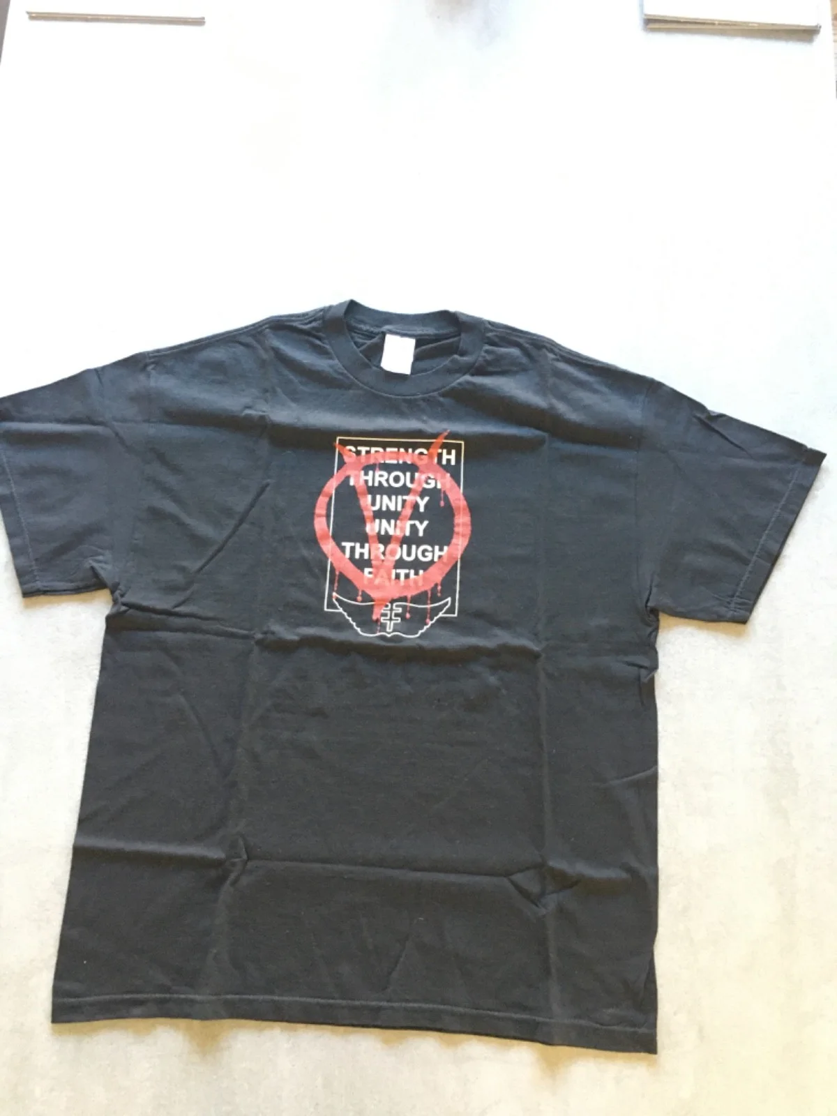 V for Vendetta Movie T Shirt Black XL, изображение 3