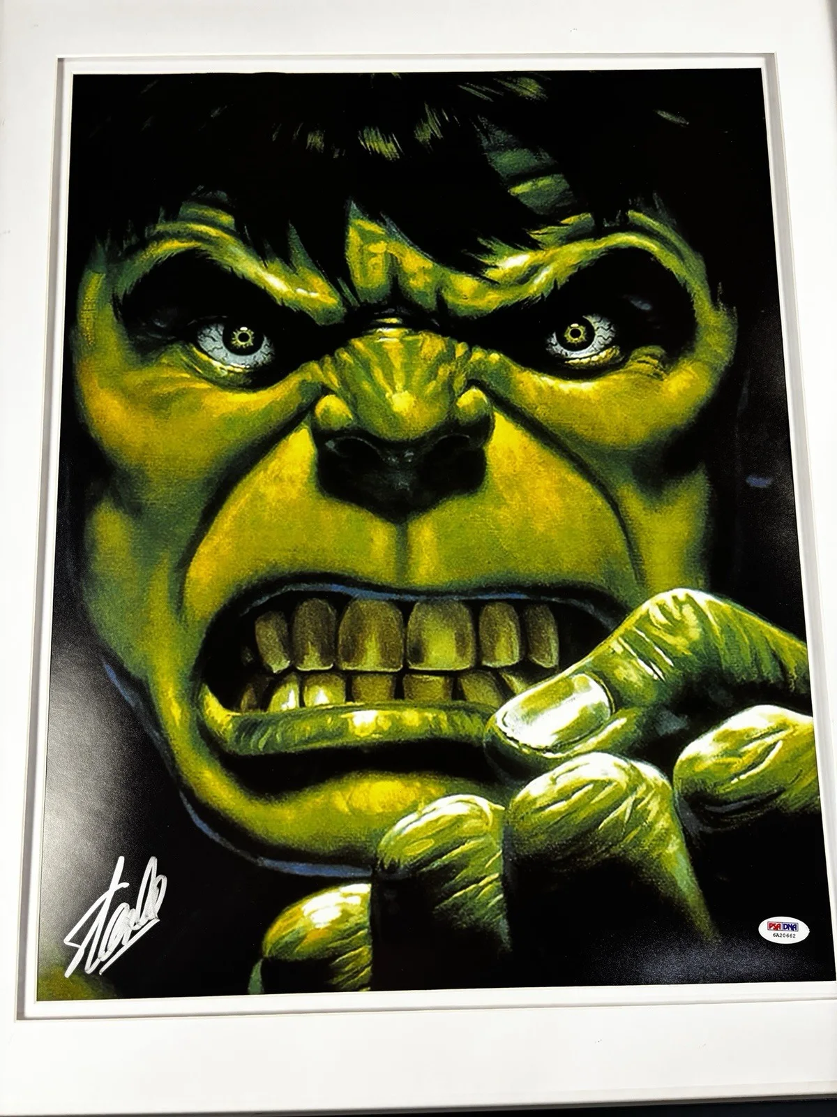 Stan Lee Signed Hulk Photograph The Incredible Hulk 26x22 PSA/DNA Certified, изображение 3