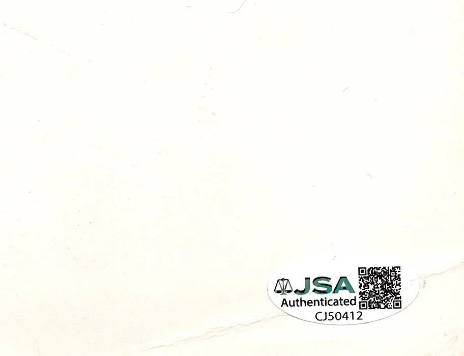 Harry King Cole — Harry King Cole (Hee-Haw) Signed 8.5x8.5 Sketch - JSA Authentication (1), image 3