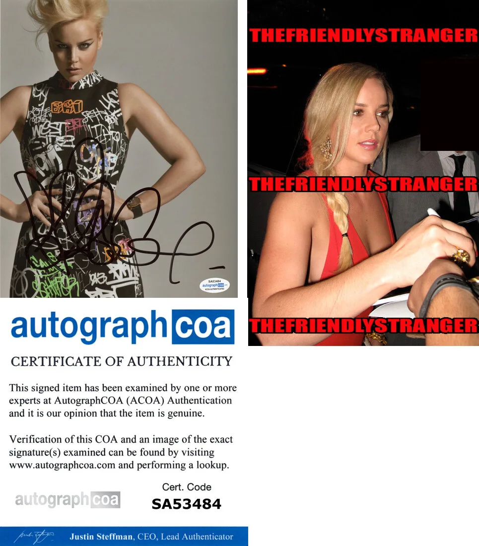 ABBIE CORNISH — Abbie Cornish signed Autographed 8x10 Photo PROOF L SEXY Sucker Punch ACOA COA