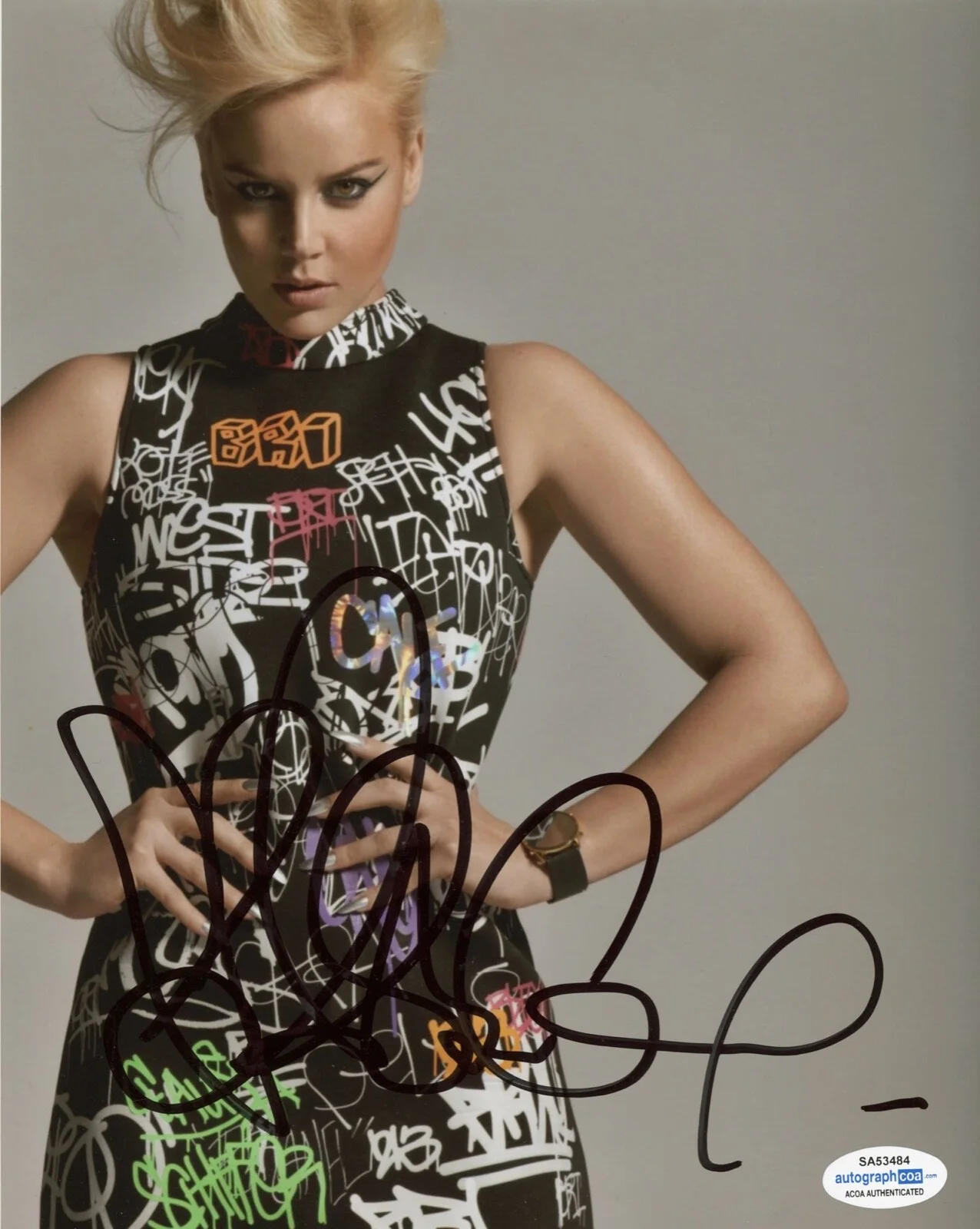 ABBIE CORNISH — Abbie Cornish signed Autographed 8x10 Photo PROOF L SEXY Sucker Punch ACOA COA, изображение 3