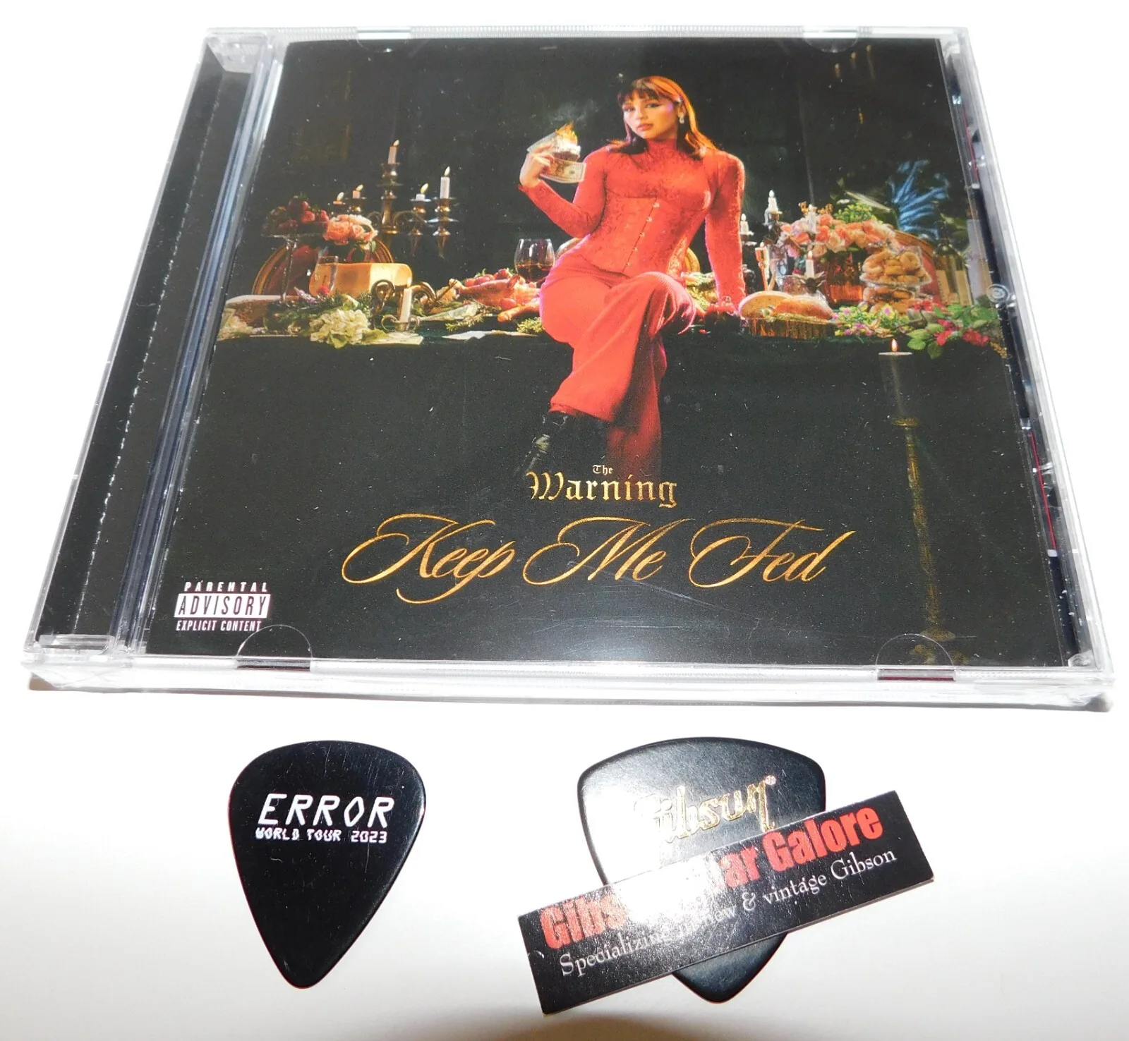 The Warning Band Keep Me Fed Signed CD Set Sealed Ale Dany Pau Villarreal LTD, изображение 2