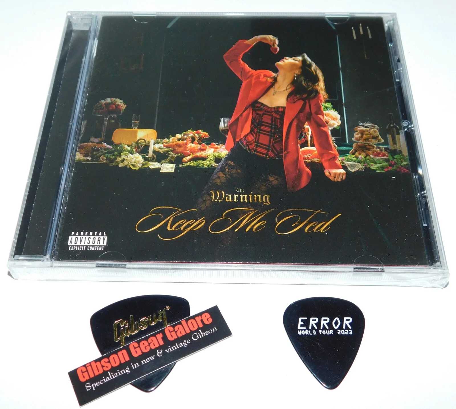 The Warning Band Keep Me Fed Signed CD Set Sealed Ale Dany Pau Villarreal LTD, изображение 4