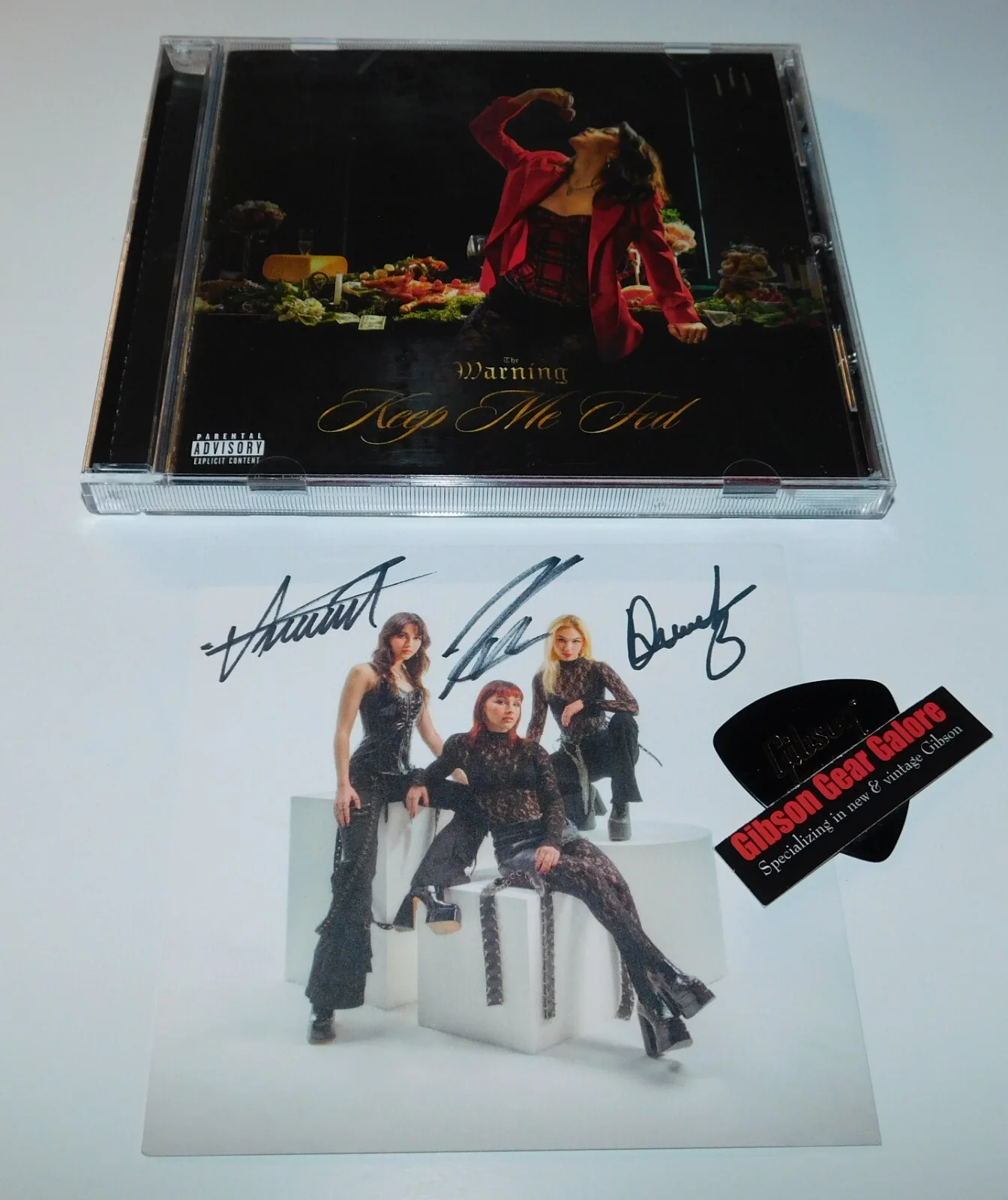 The Warning Band Keep Me Fed Signed CD Set Sealed Ale Dany Pau Villarreal LTD, изображение 5