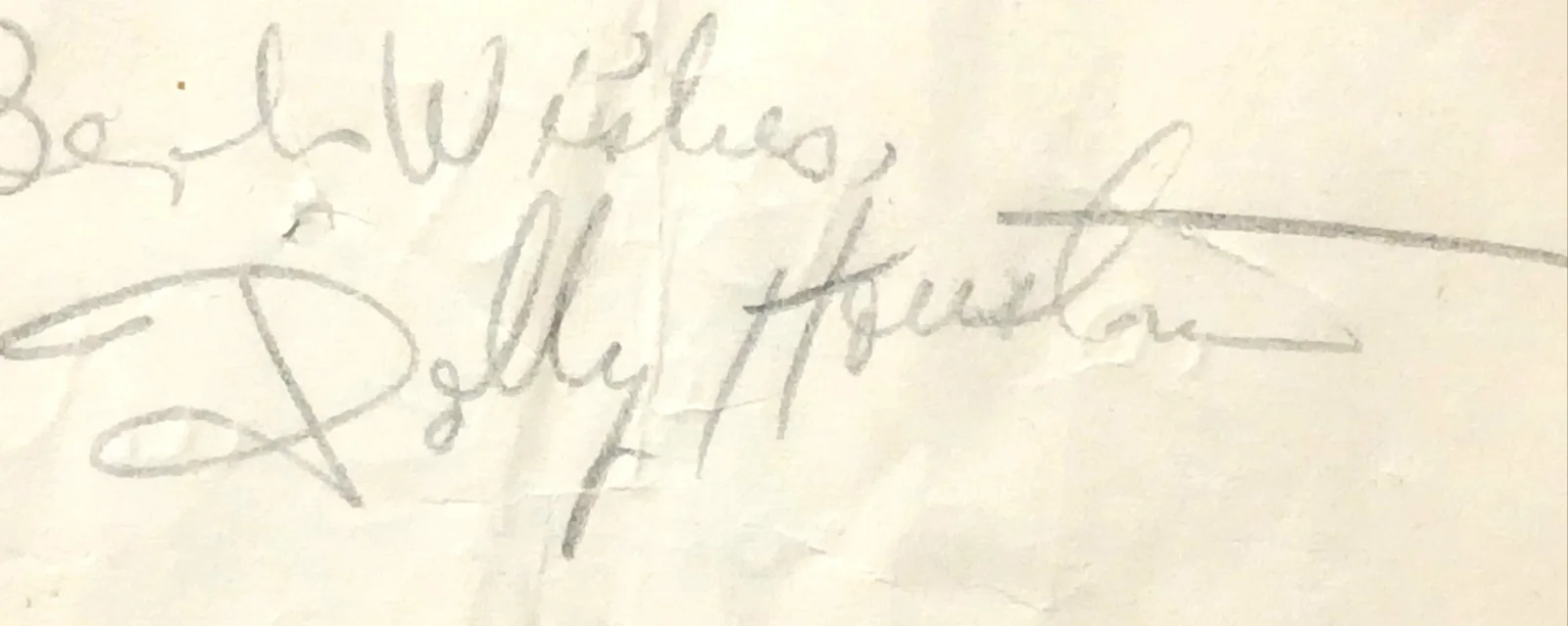 Woody Herman & Dolly Houston Signed Inscrubed Stationary Statler Hotel New York, изображение 3