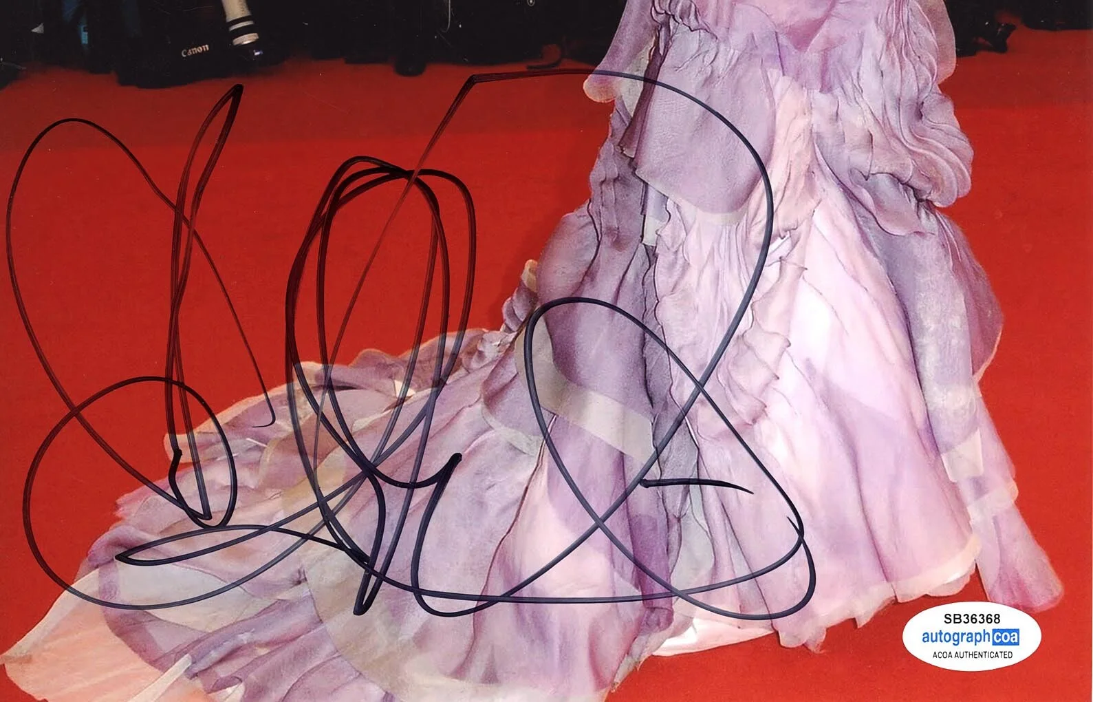 ABBIE CORNISH — Abbie Cornish signed Autographed 8x10 Photo PROOF e Beautiful Dress ACOA COA, изображение 4