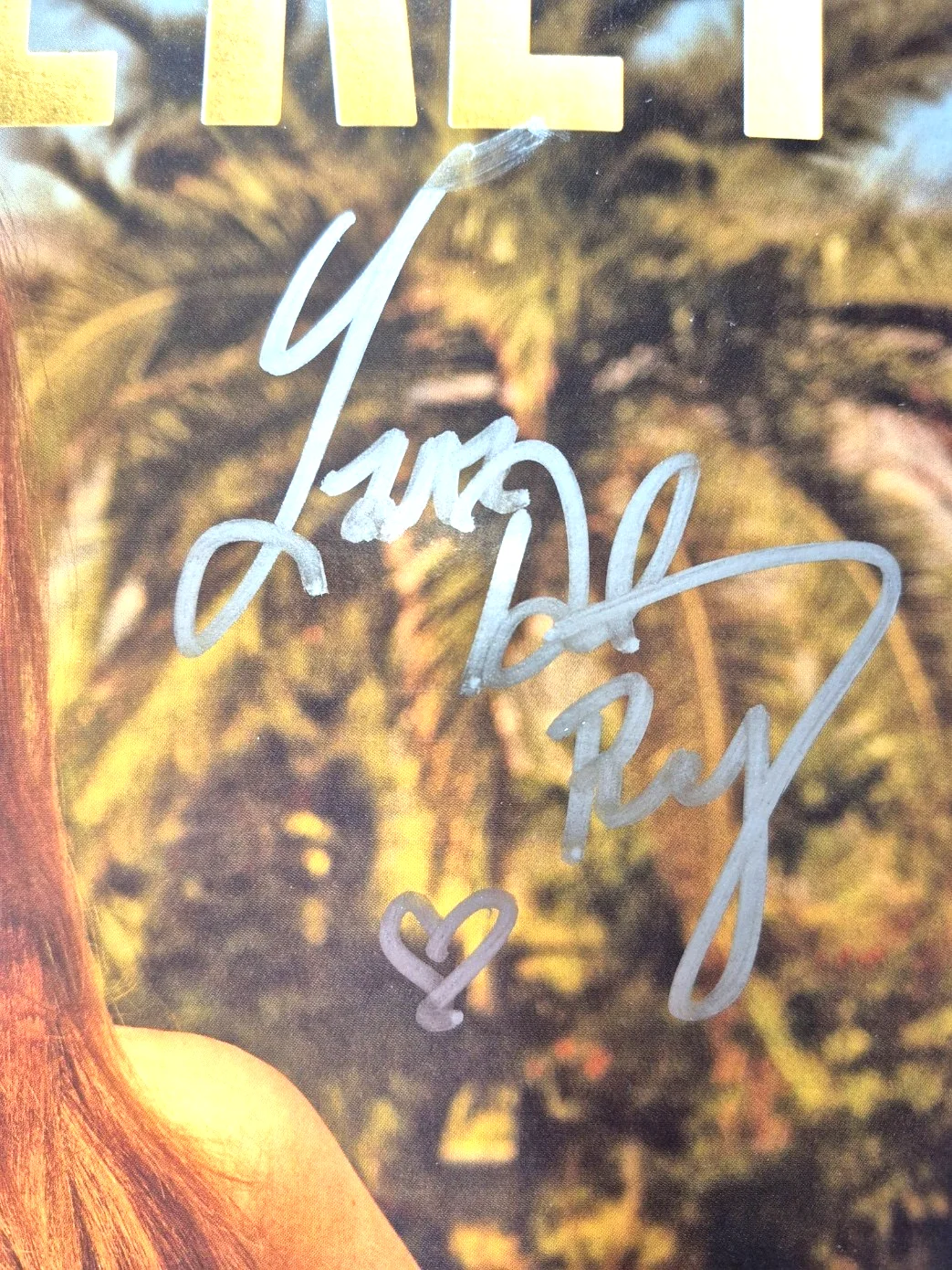 LANA DEL REY SIGNED AUTOGRAPH PARADISE ALBUM VINYL NORMAN ROCKWELL RARE JSA COA, изображение 2