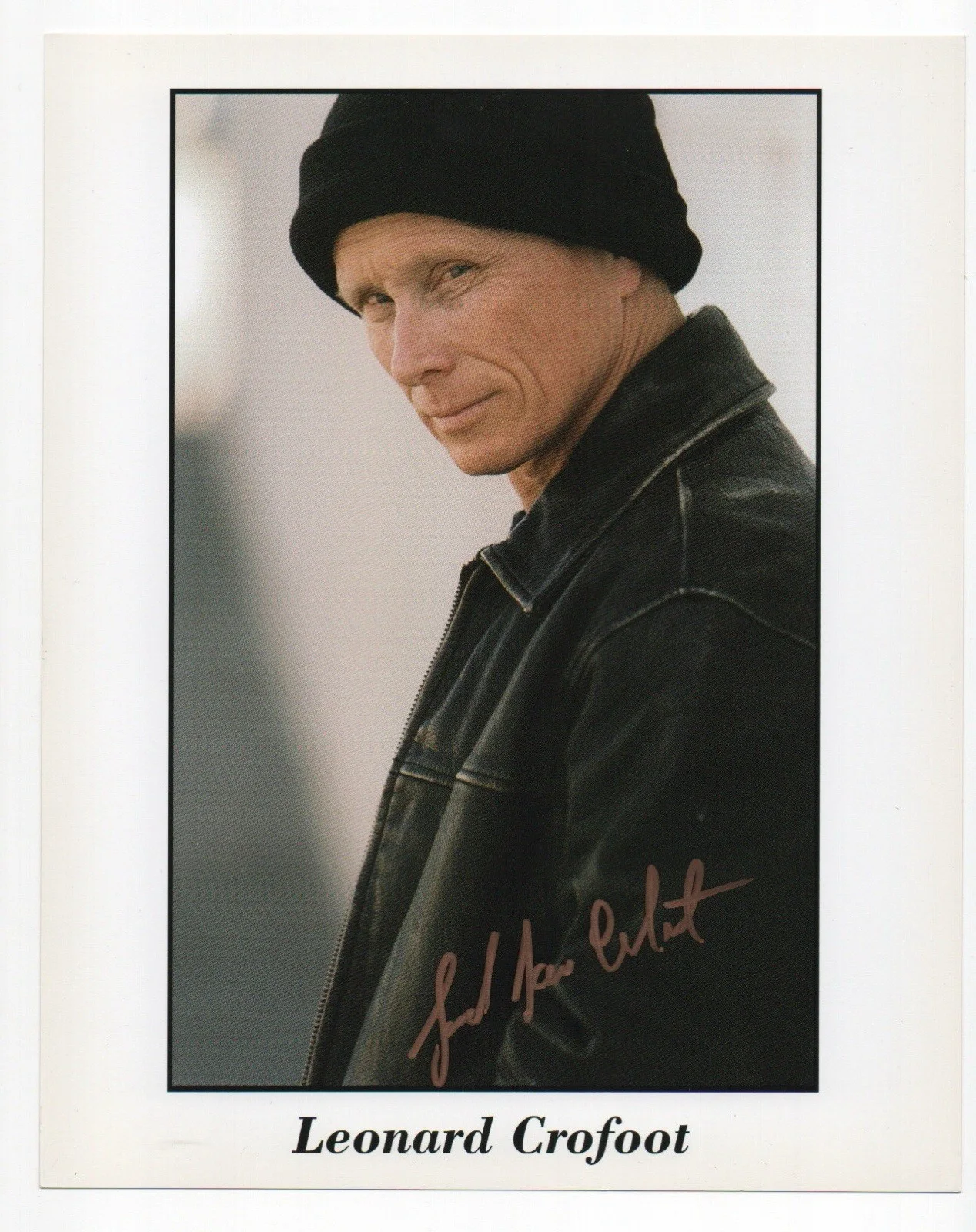 Leonard Crofoot — Leonard Crofoot signed autograph 8x10 Photo No COA Pass BAS PSA JSA Lal Trent