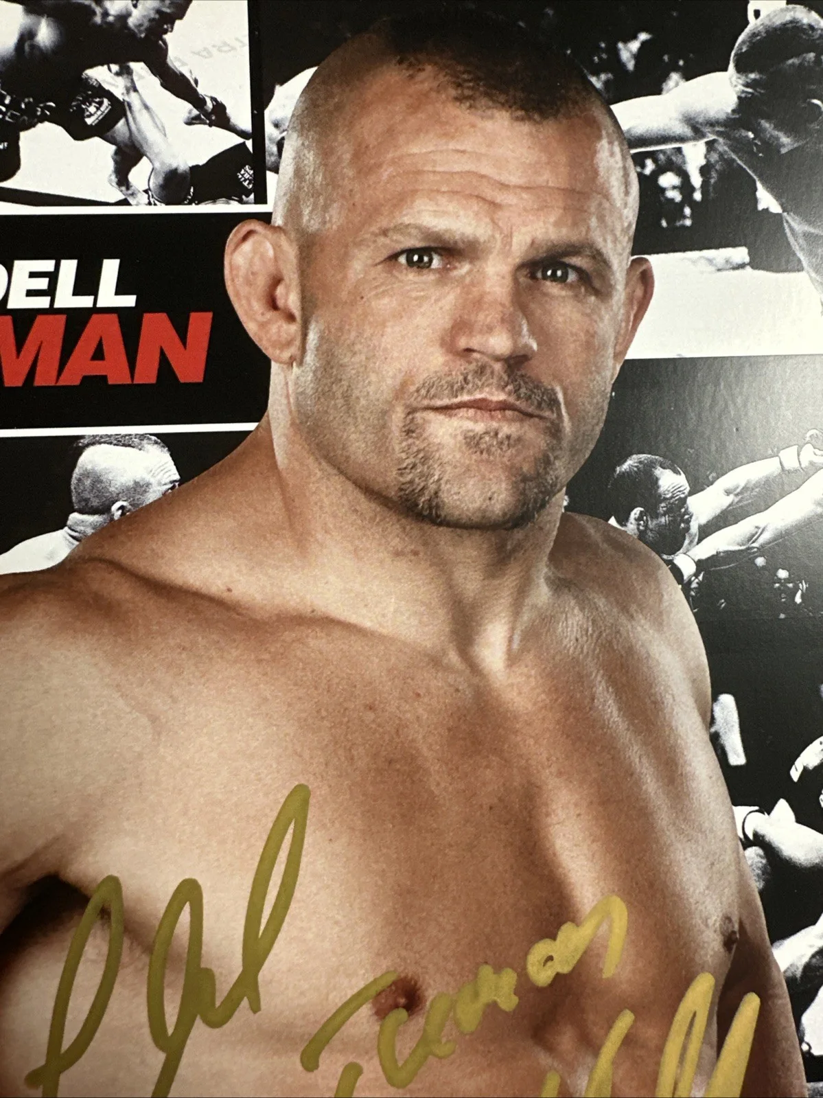 Chuck Liddell — Chuck Liddell - Iceman UFC 8.5 X 11 Autograph Psa, image 3