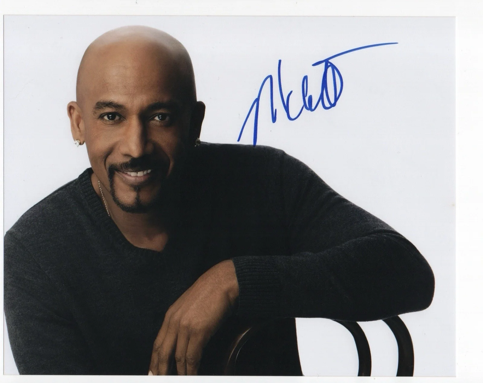 Montel Williams — Montel Williams signed autograph 8x10 Photo No COA Pass BAS PSA JSA Show JAG