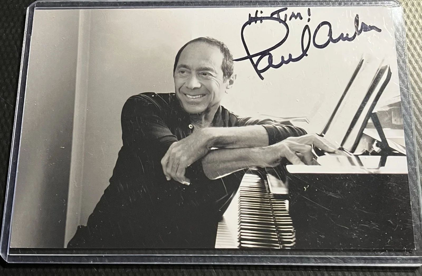 Paul Anka Canadien Legendary Singer Signed 4x6 Photograph w/ COA & Top Loader, изображение 3