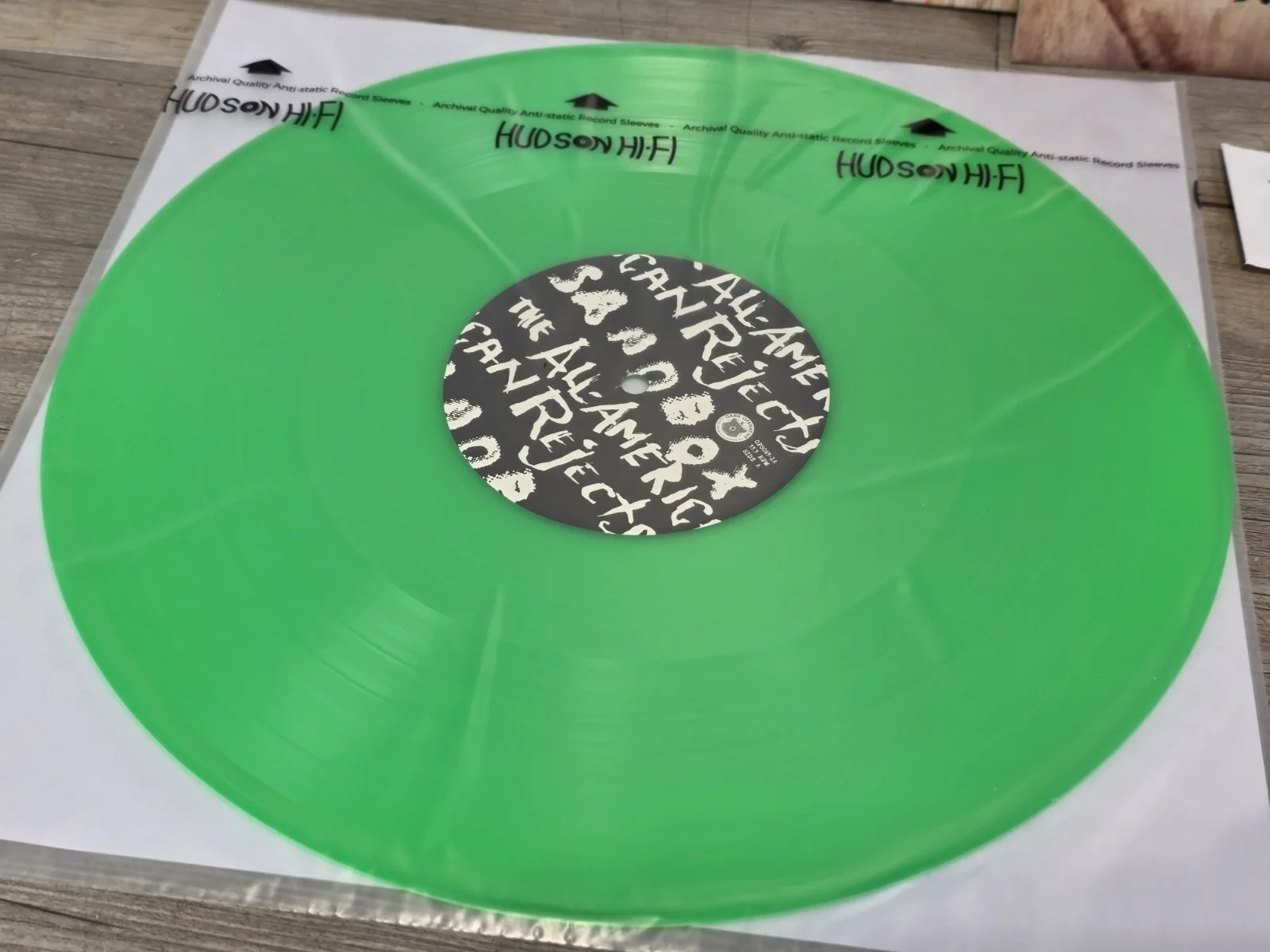 All American Rejects REAL hand SIGNED Sandbox EP Record Vinyl w/code Card, image 2
