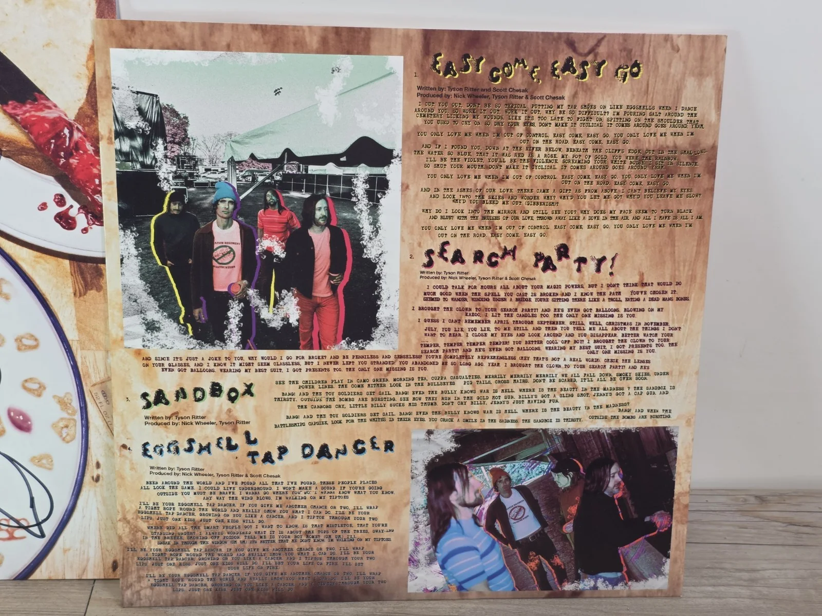 All American Rejects REAL hand SIGNED Sandbox EP Record Vinyl w/code Card, image 5