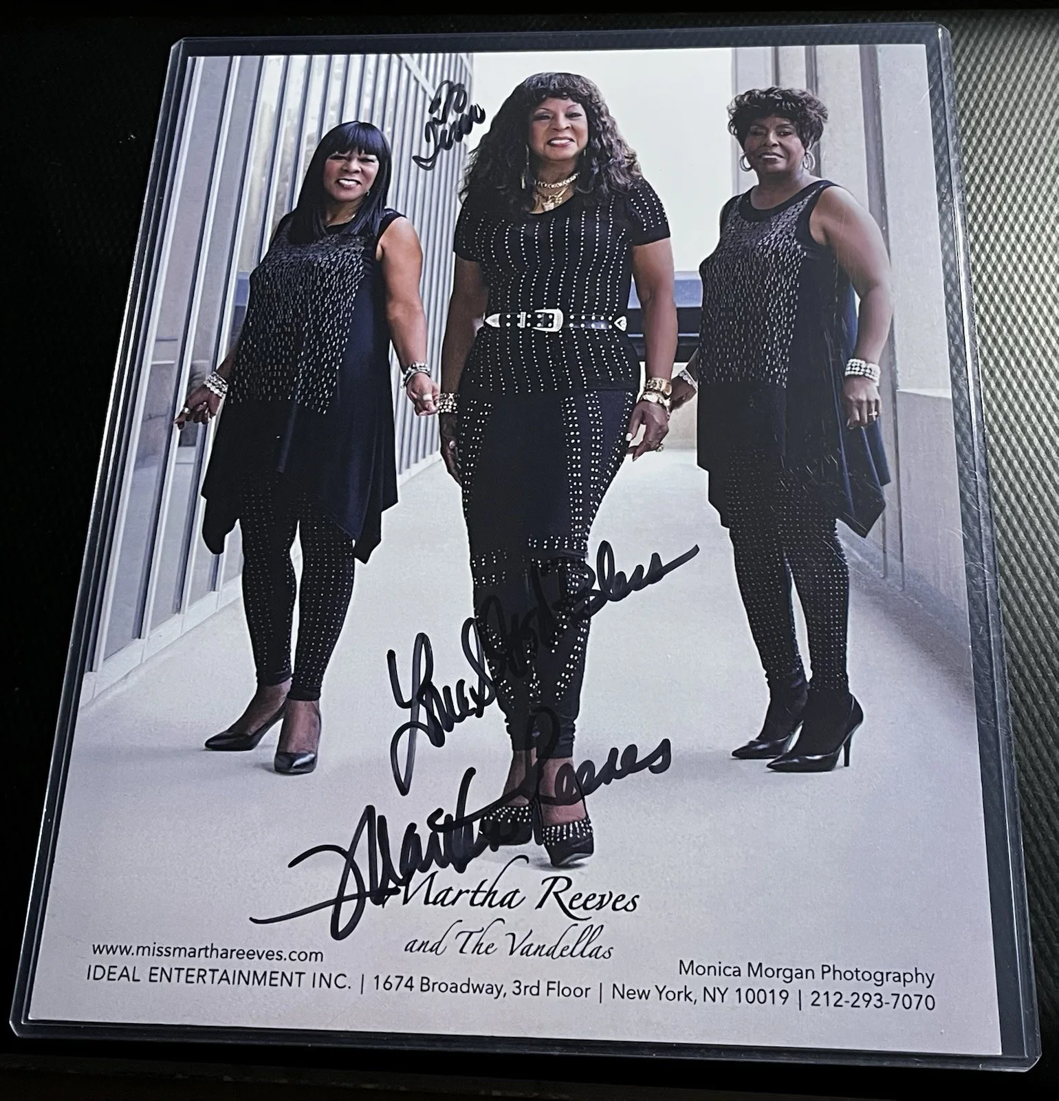 Martha & The Vandellas Signed Photo by Martha Reeves w/ COA & Top Loader, image 3