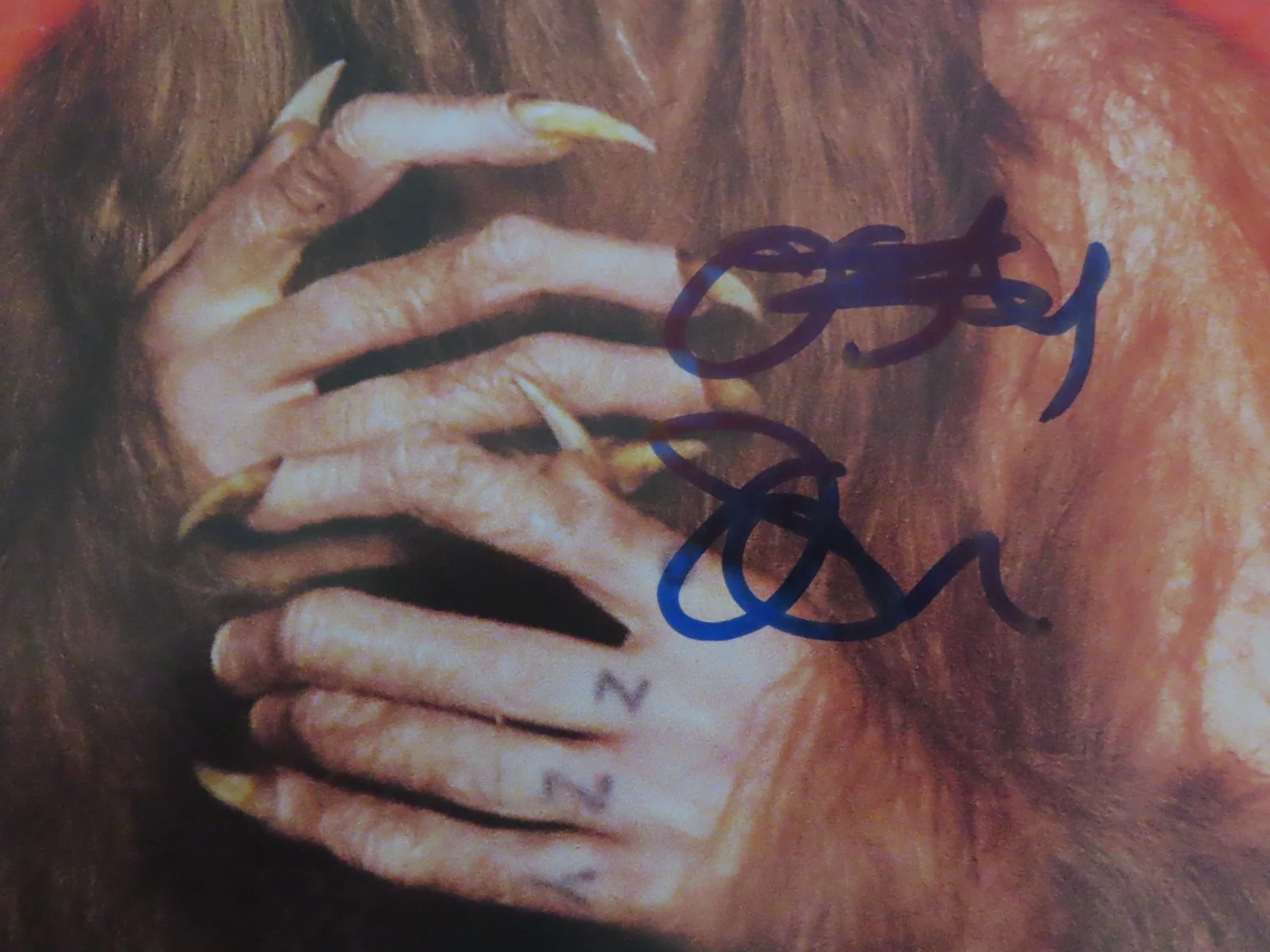 OZZY OSBOURNE signed 84 Original BARK AT THE MOON Photo BLACK SABBATH Beckett 46, изображение 2