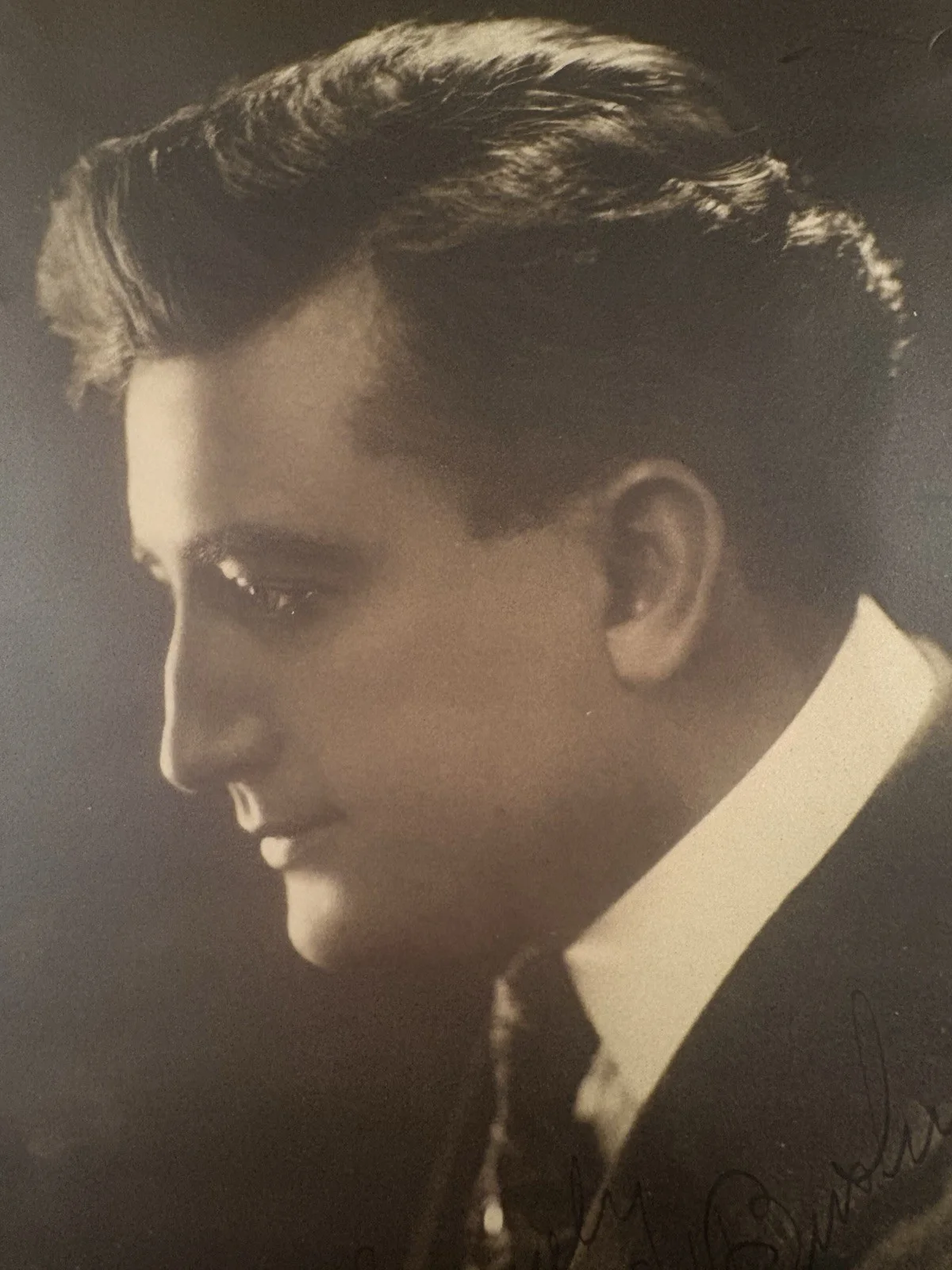 Francis X Bushman Actor Hand Signed Photograph Hartsook, изображение 2