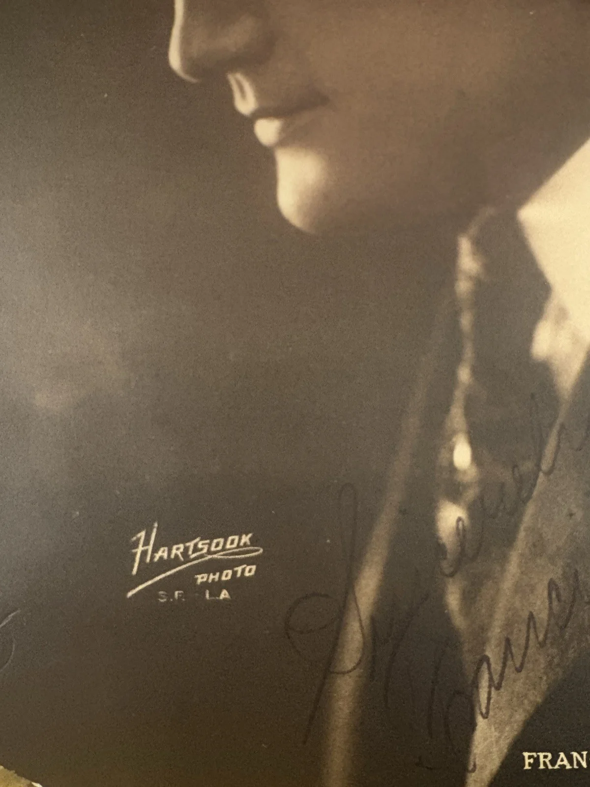 Francis X Bushman Actor Hand Signed Photograph Hartsook, изображение 4