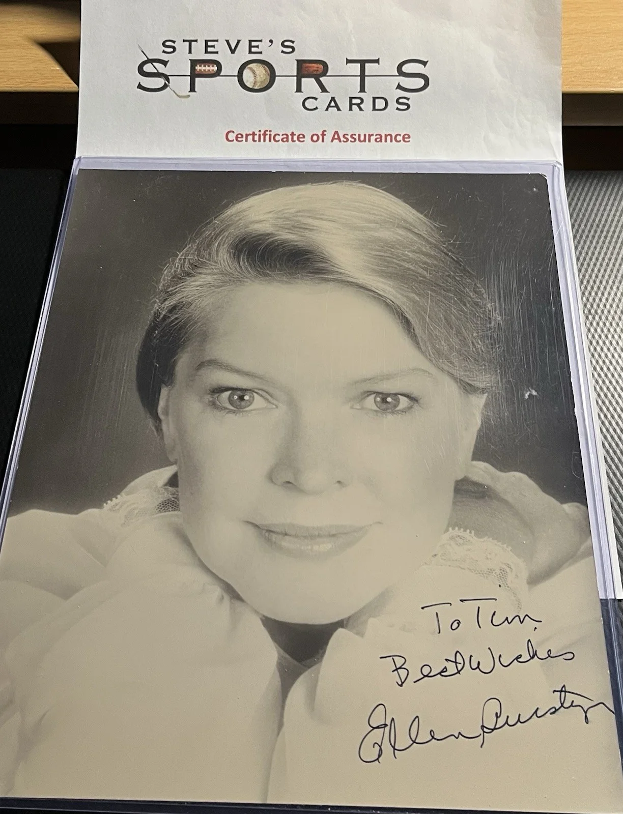Ellen Burstyn — Ellen Burstyn Hollywood Actress Signed Sepia 8x10 Photo w/ COA & Top Loader