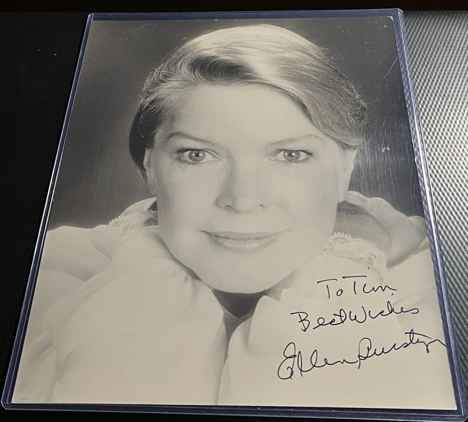 Ellen Burstyn — Ellen Burstyn Hollywood Actress Signed Sepia 8x10 Photo w/ COA & Top Loader, image 3