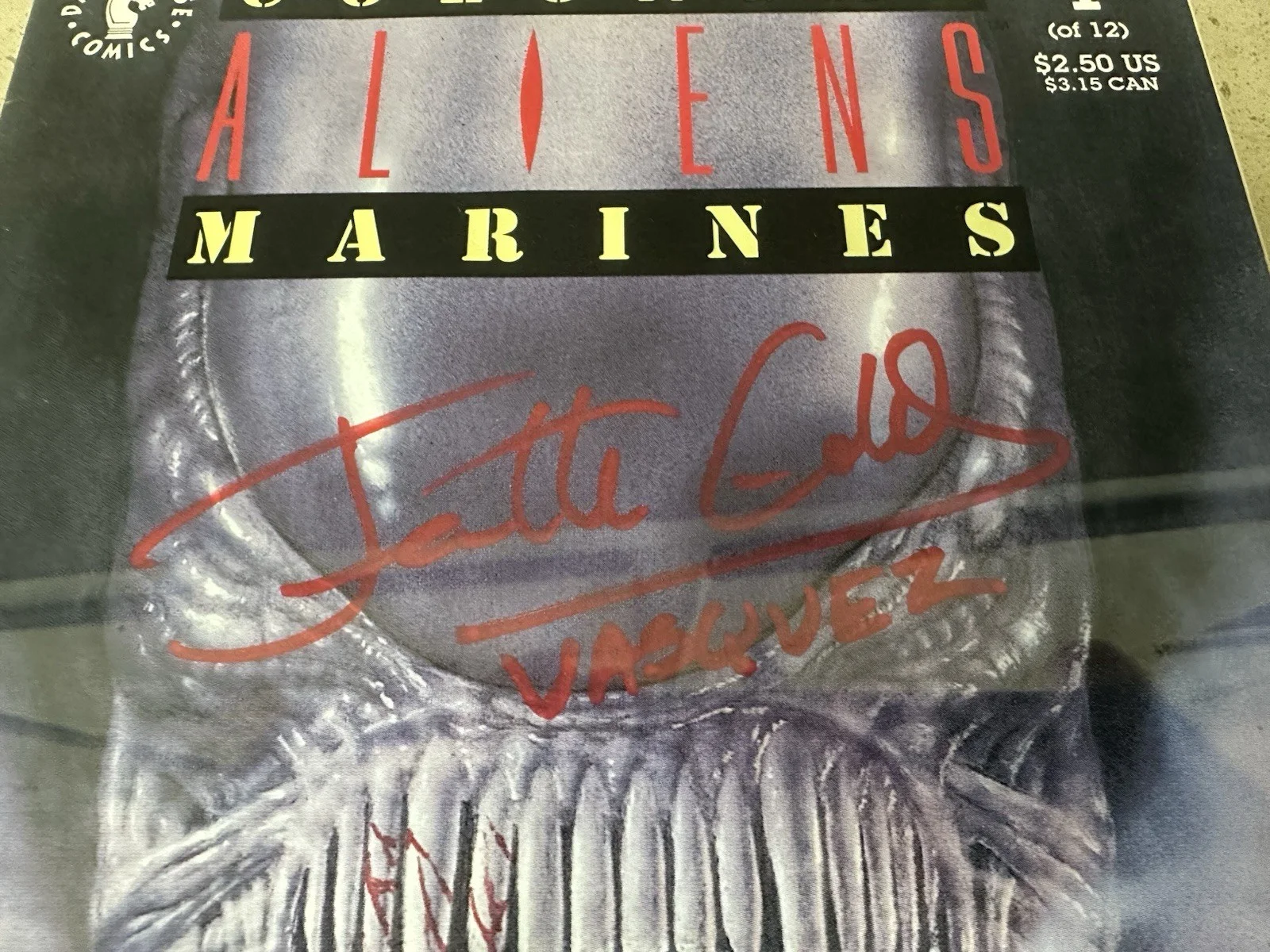 Jenette Goldstein Signature - Aliens: Colonial Marines Comic - Framed, image 3