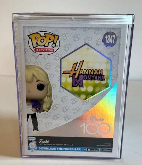 Miley Cyrus Signed Hannah Montana Funko #1347 Disney Star Beckett COA w/Hard Cse, изображение 3