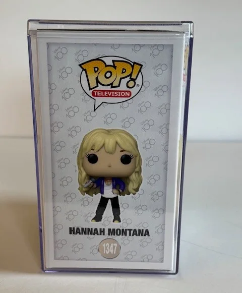 Miley Cyrus Signed Hannah Montana Funko #1347 Disney Star Beckett COA w/Hard Cse, изображение 4