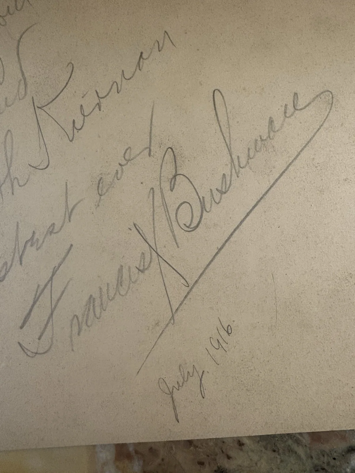 Francis X Bushman Actor Hand Signed Photograph Dated 1916 Hartsook, изображение 5