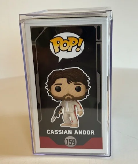 Diego Luna — Diego Luna signed Cassian Andor Star Wars 759 Funko Pop Beckett COA w/Hard Case, image 4
